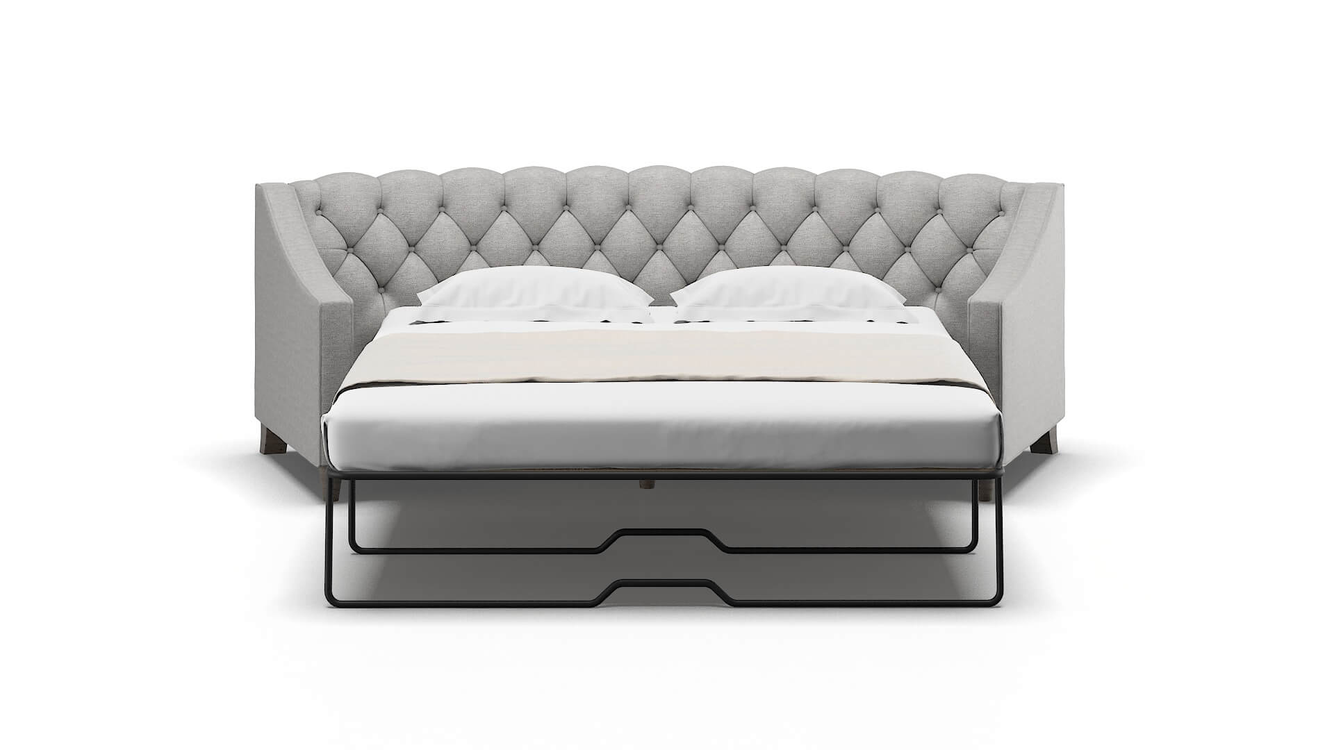 Manchester Phoenix Smoke Sofa Sleeper Espresso legs 1