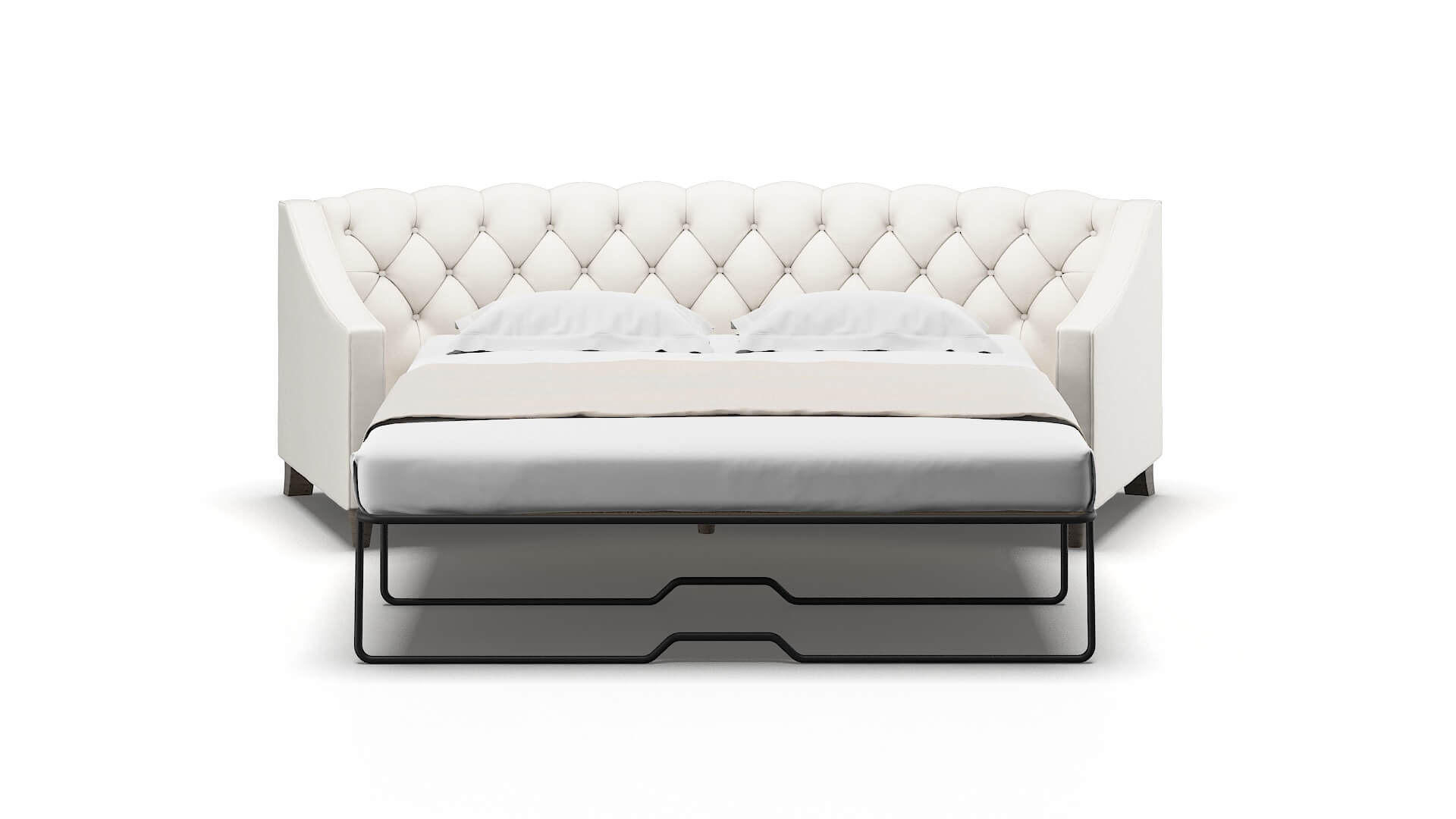 Manchester Redondo Pearl Sofa Sleeper Espresso legs 1