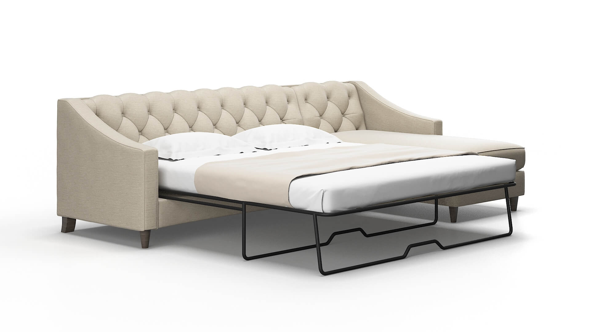 Manchester Rocket Dove Panel Sleeper Espresso legs 2