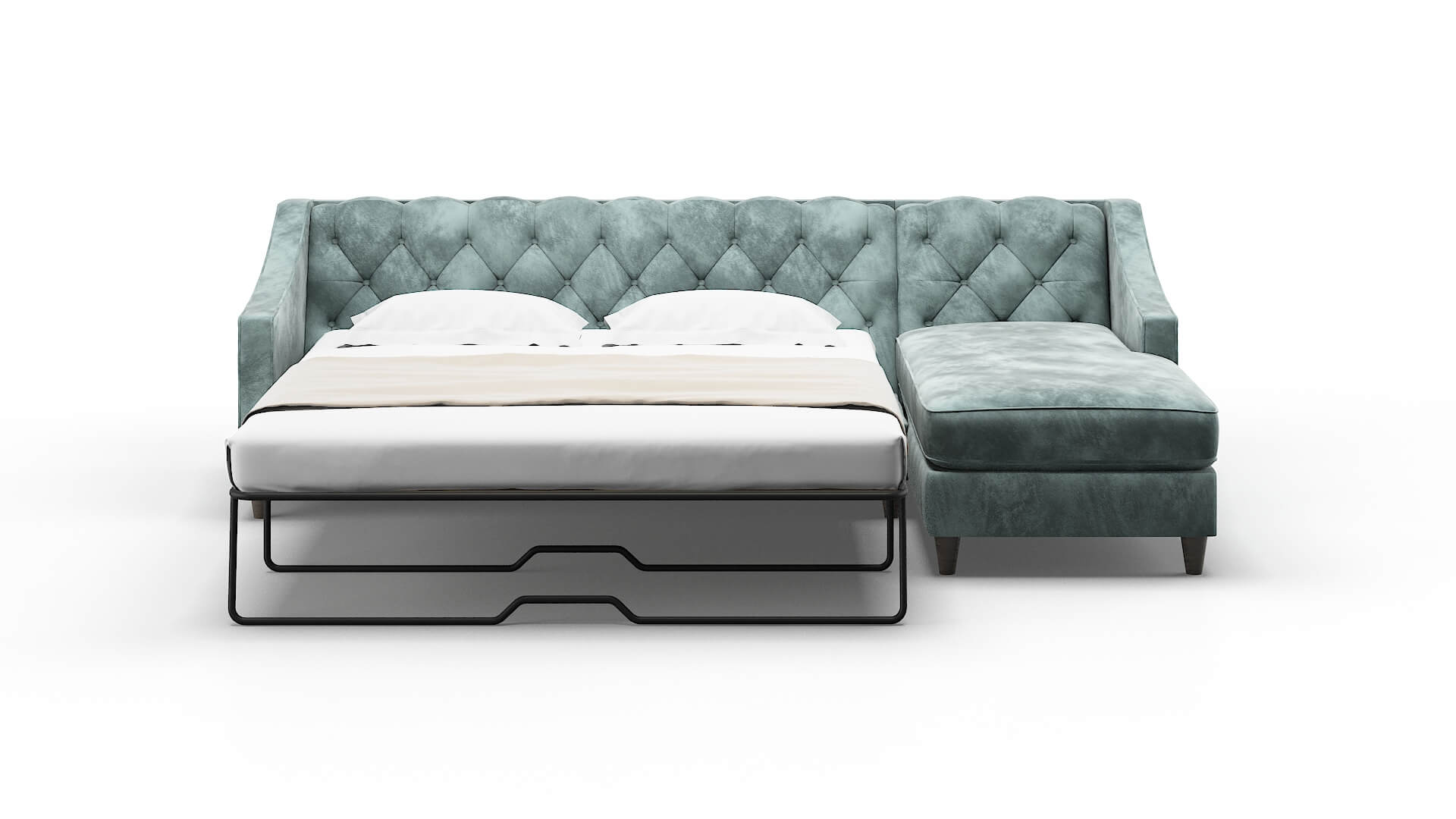 Manchester Royale Cloud Panel Sleeper Espresso legs 1