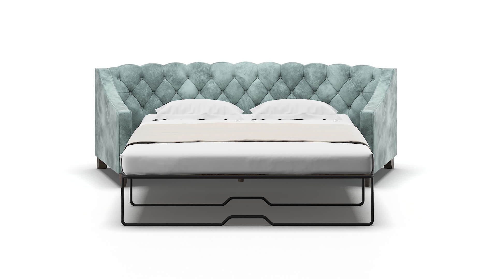 Manchester Royale Cloud Sofa Sleeper Espresso legs 1