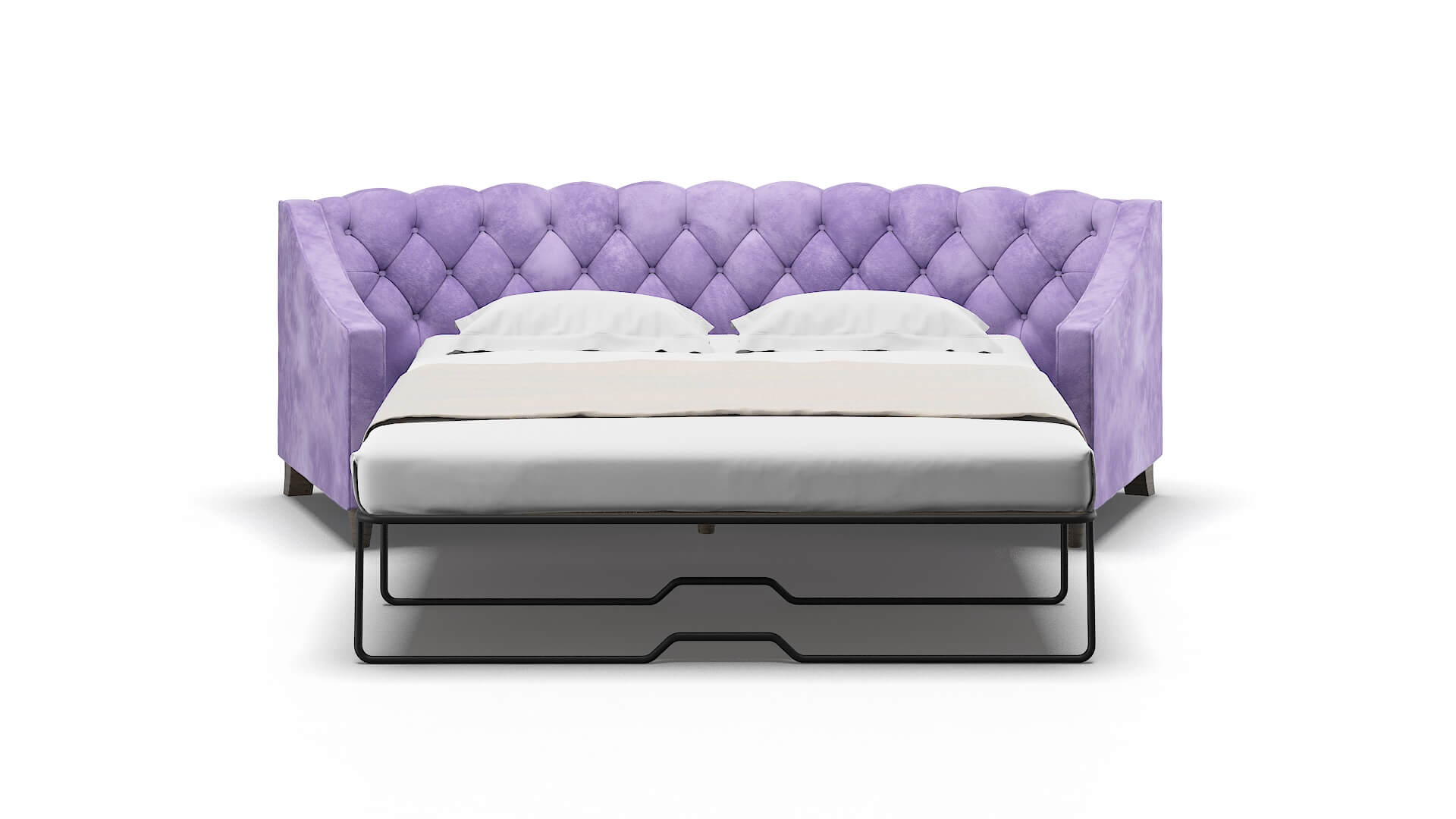 Manchester Royale Lavender Sofa Sleeper Espresso legs 1