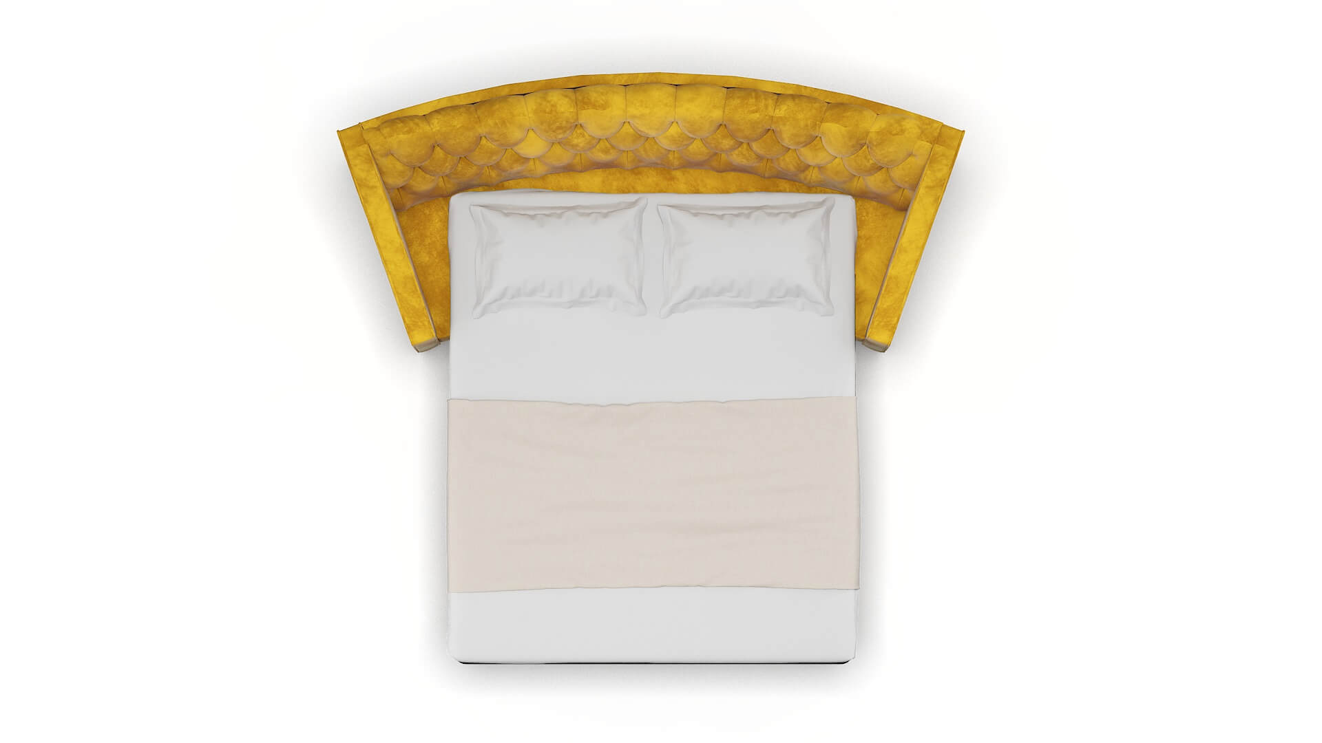 Manchester Royale Marigold Sofa Sleeper Espresso legs 3