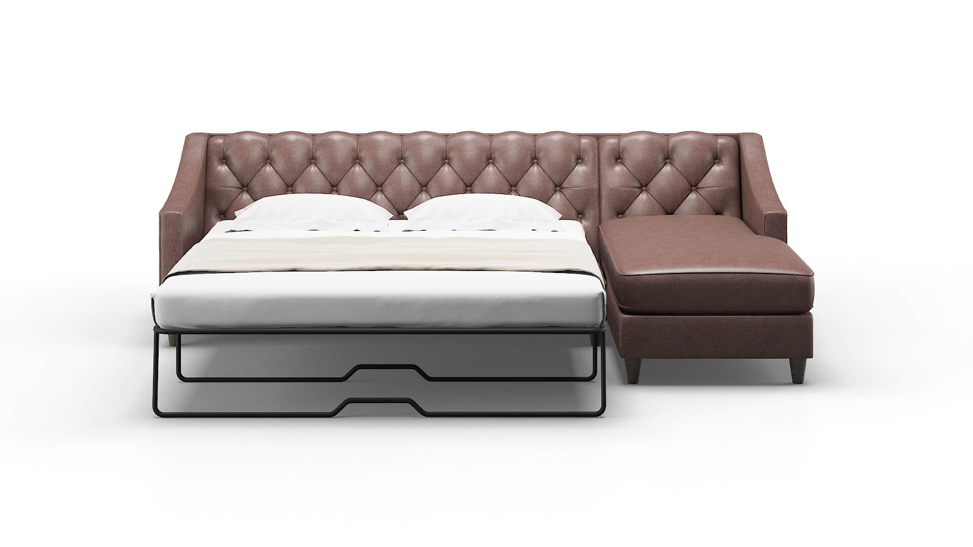 Manchester Royale Mocha Panel Sleeper Espresso legs 1