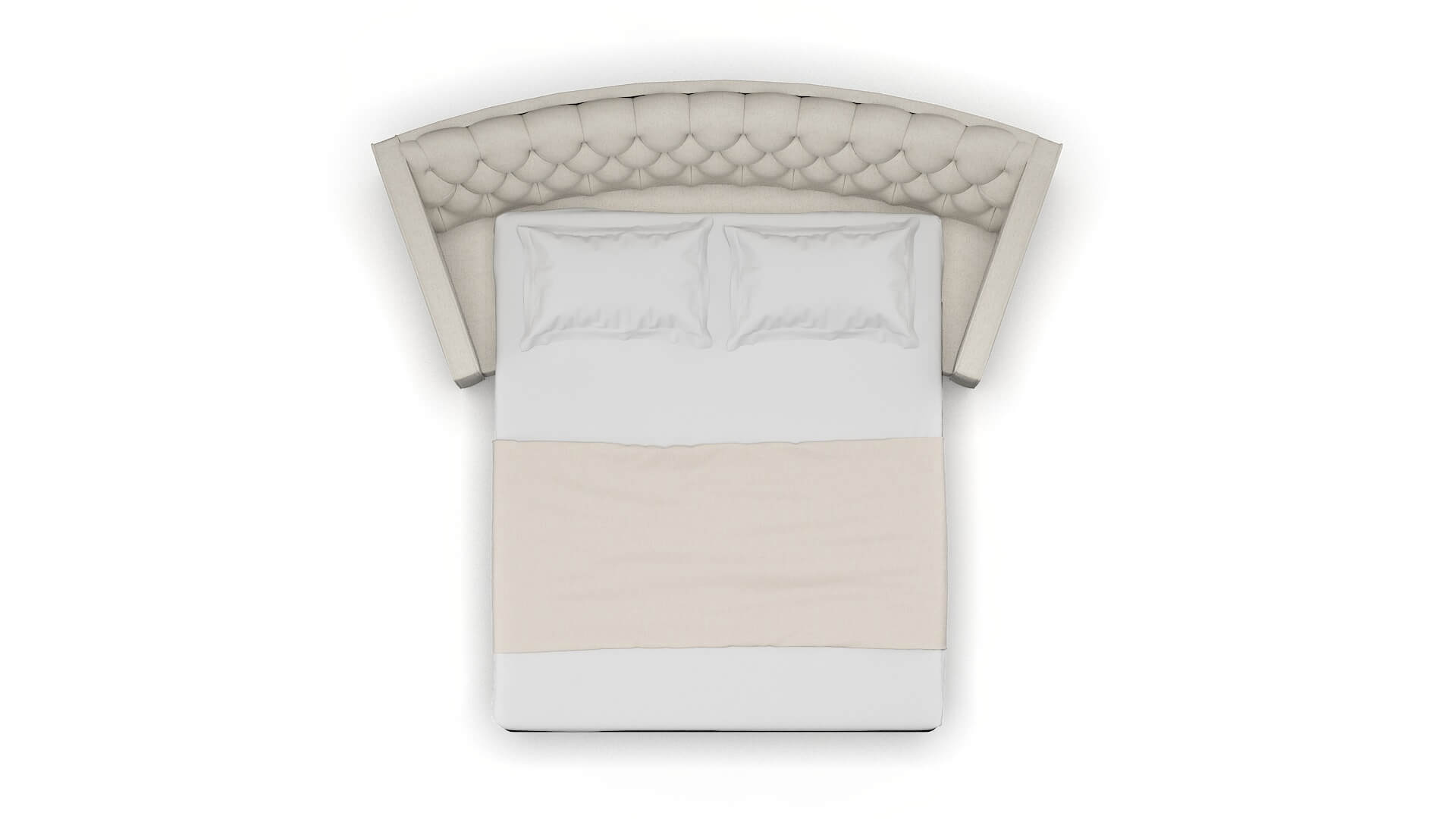 Manchester Sasha Linen Sofa Sleeper Espresso legs 3