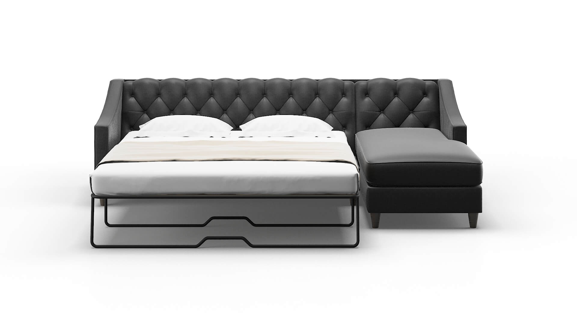 Manchester Sosoftness 54 Panel Sleeper Espresso legs 1