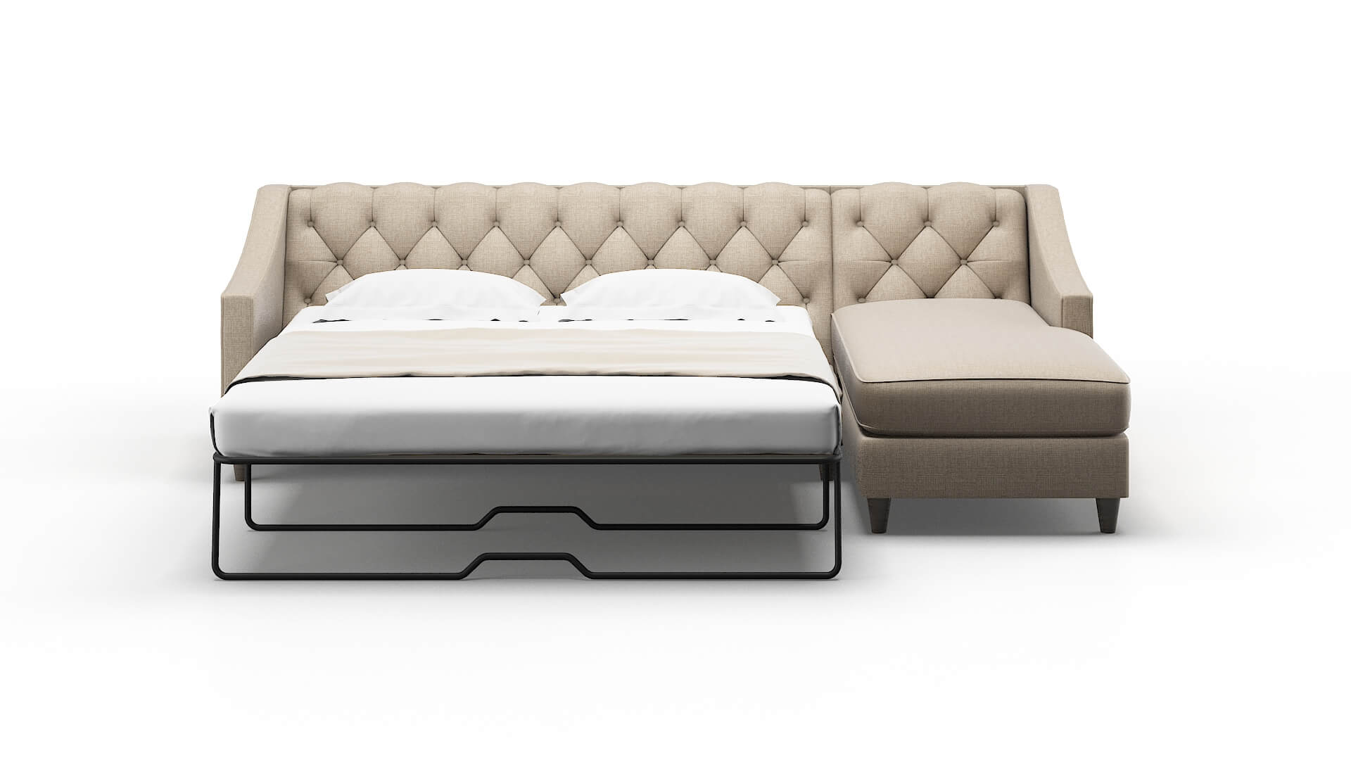 Manchester Sosoftness 74 Panel Sleeper Espresso legs 1