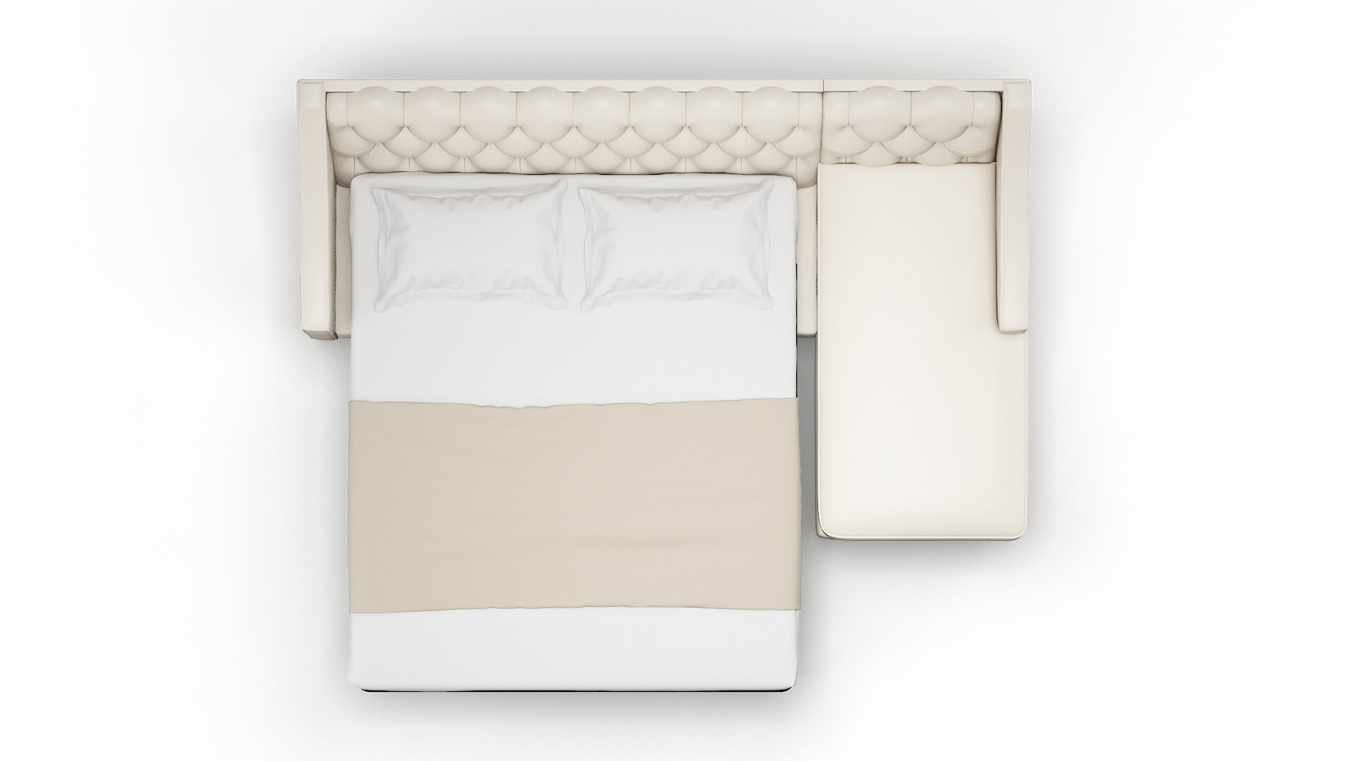 Manchester Urban_d Snow Panel Sleeper Espresso legs 3