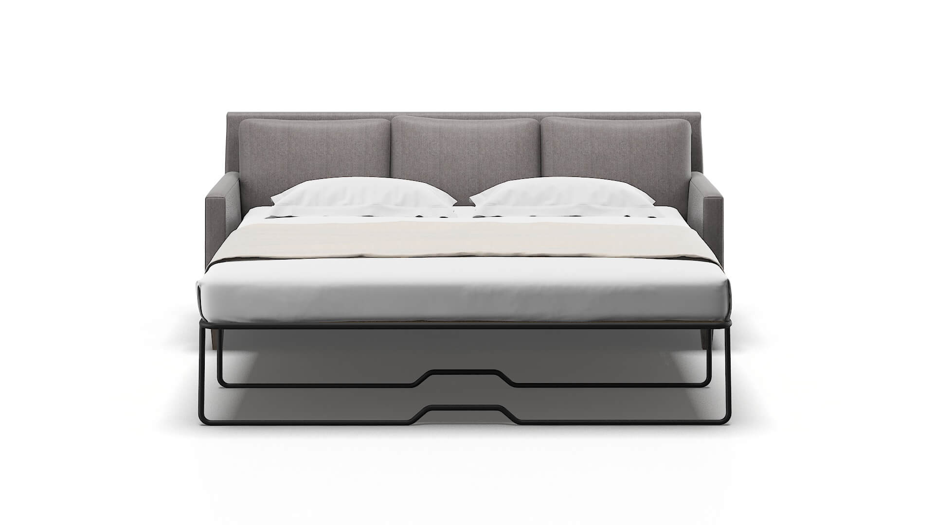 Marseille Atlas_plz Silver Sofa Sleeper Espresso legs 1