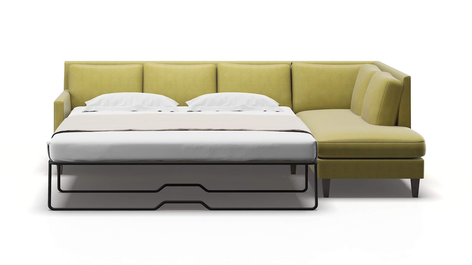 Marseille Bella Apple Panel Sleeper Espresso legs 1