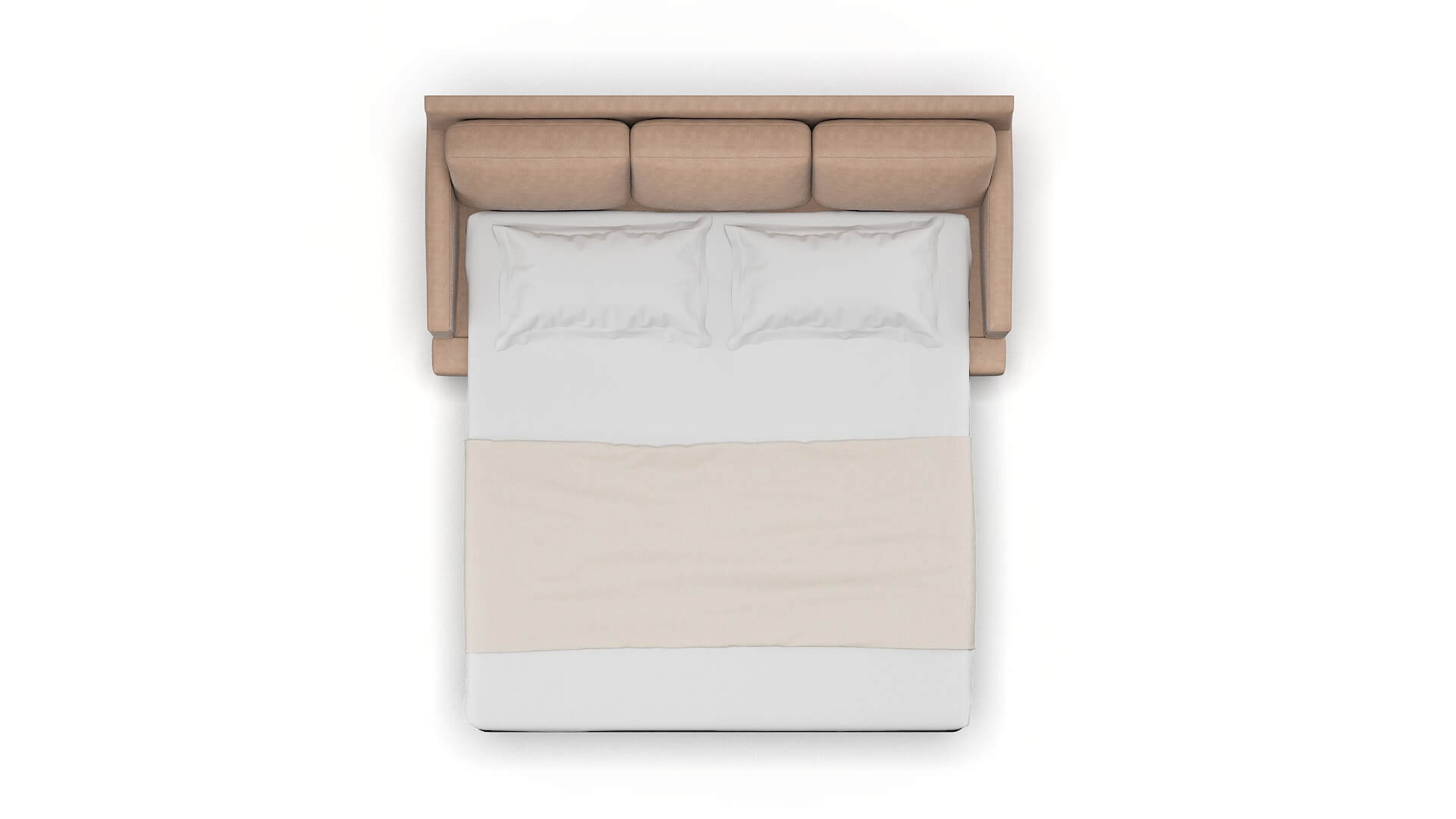 Marseille Bella Cocoa Sofa Sleeper Espresso legs 3