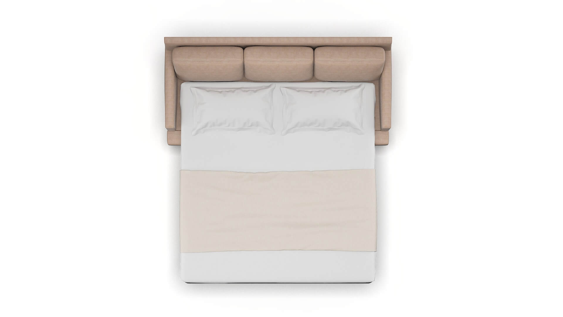 Marseille Bella Pewter Sofa Sleeper Espresso legs 3