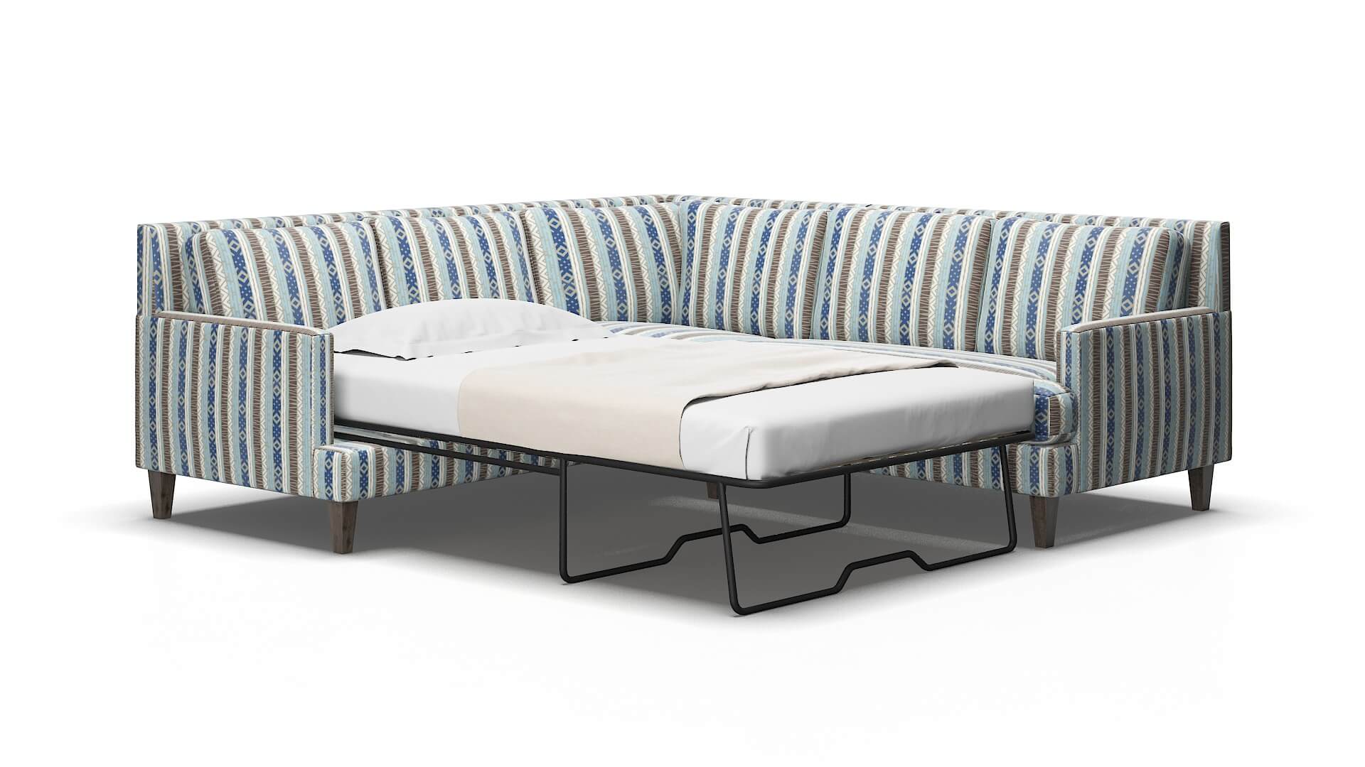 Marseille Bodhi indigo Sectional sleeper Espresso Legs  2