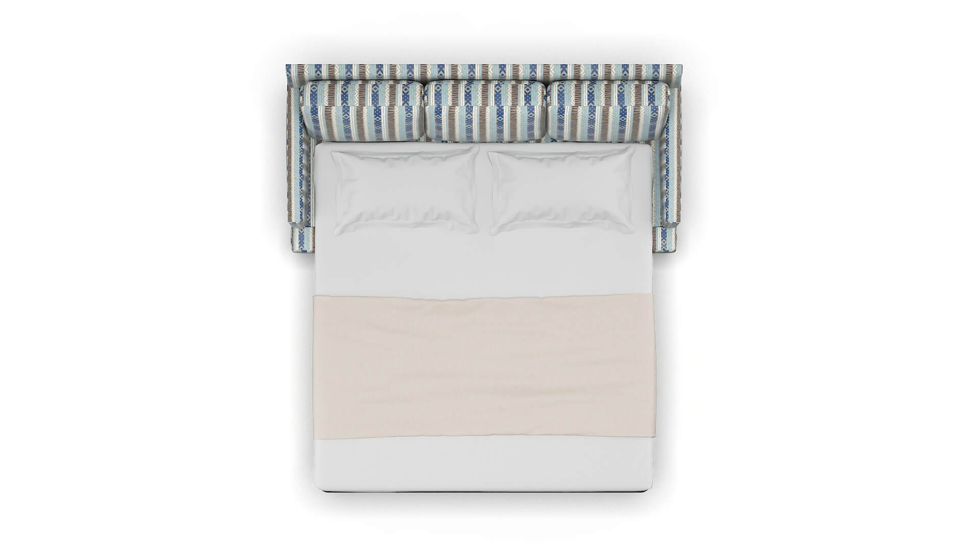 Marseille Bodhi Indigo Sofa Sleeper Espresso legs 3