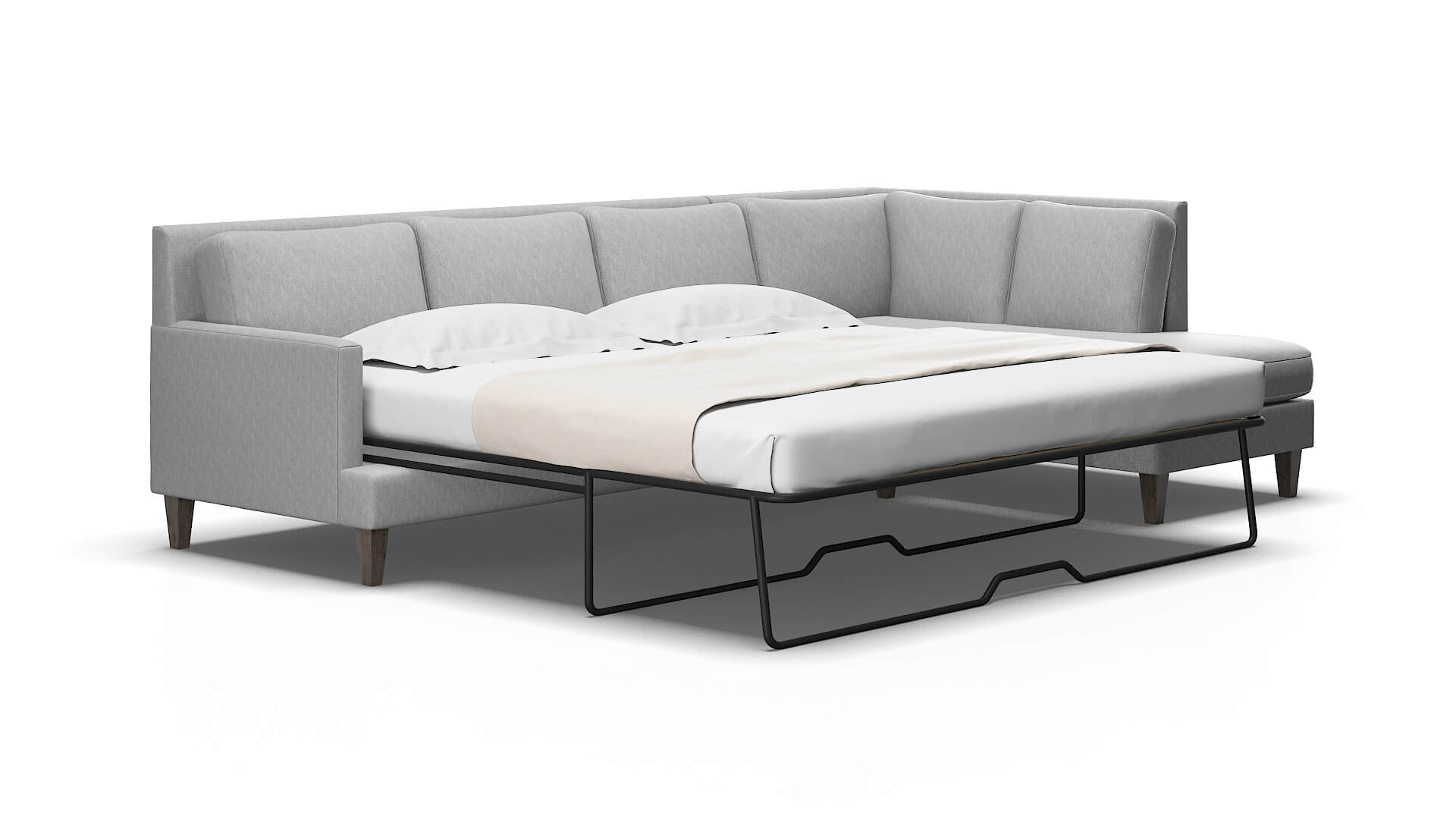 Marseille Bungalow graphite Panel sleeper Espresso Legs  2