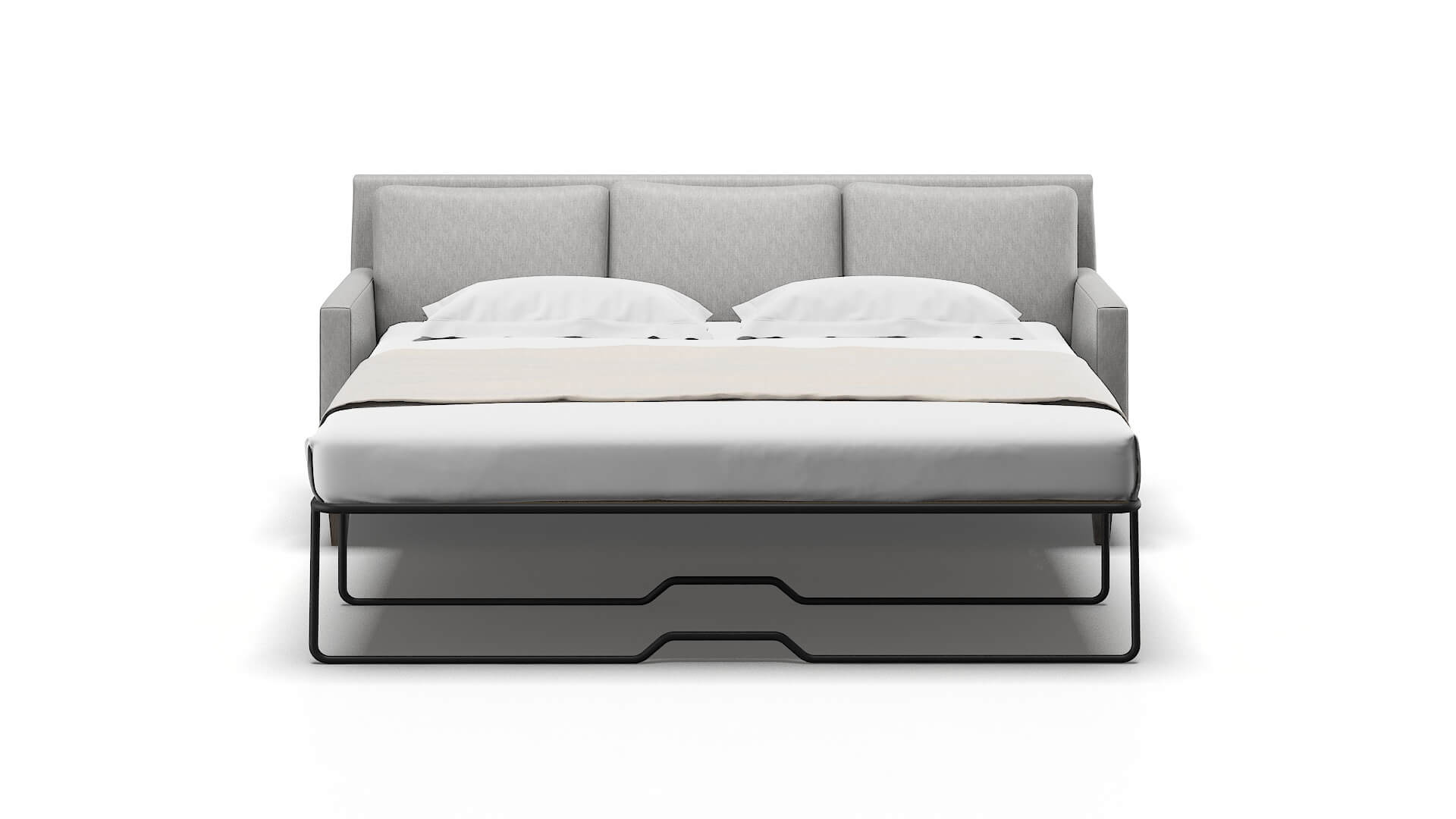 Marseille Bungalow Graphite Sofa Sleeper Espresso legs 1