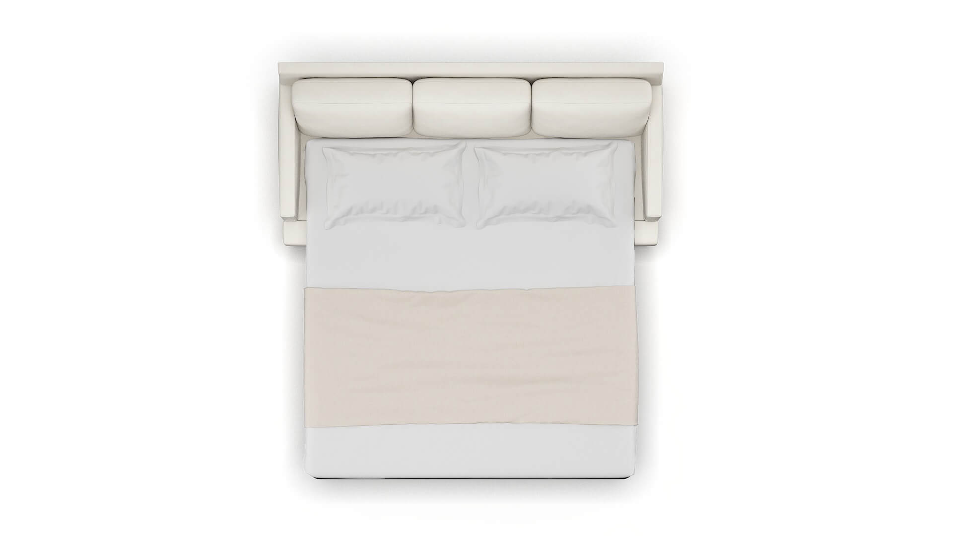 Marseille Chance Bone Sofa Sleeper Espresso legs 3