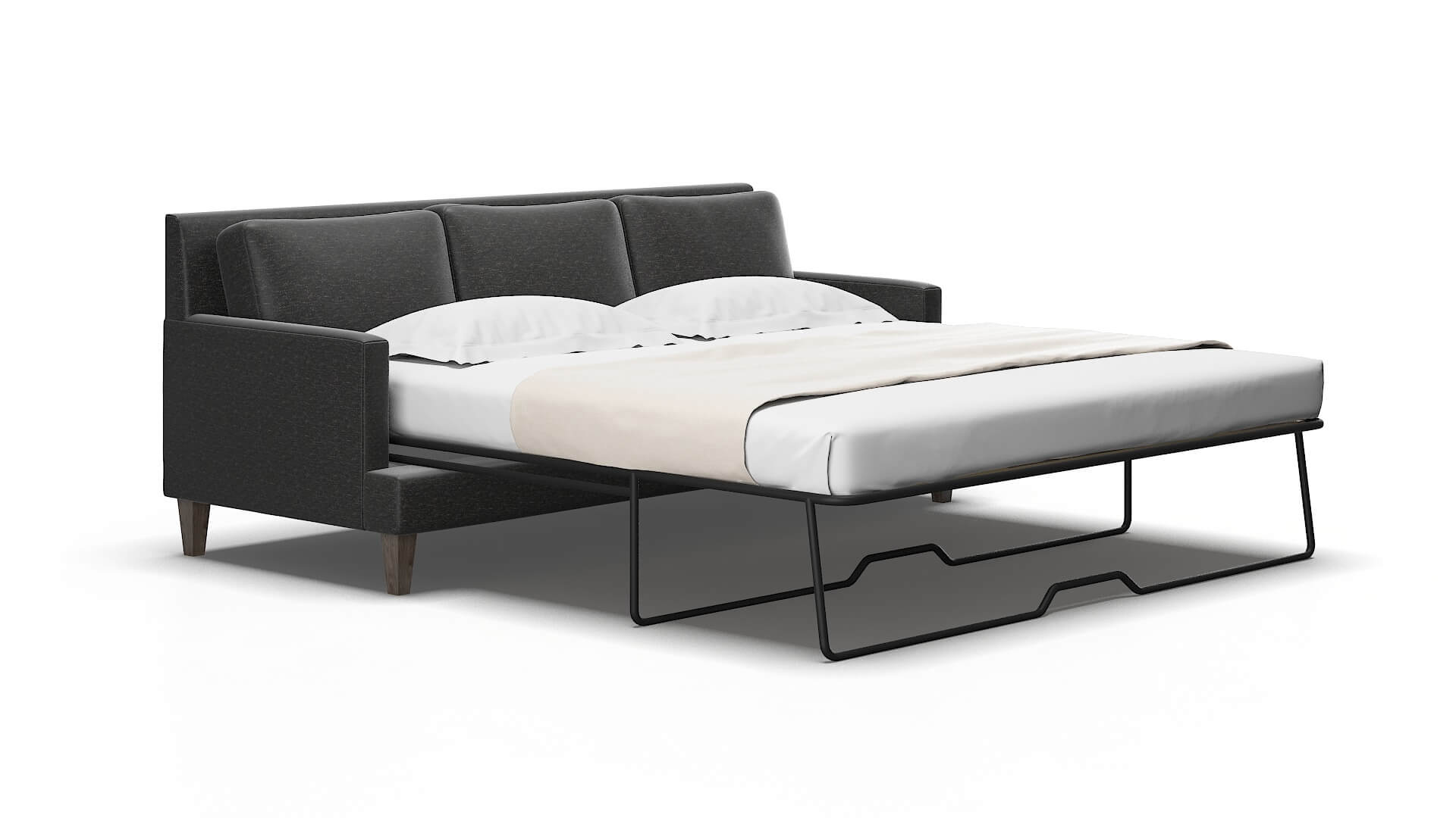 Marseille Chance denim Sofa sleeper Espresso Legs  2