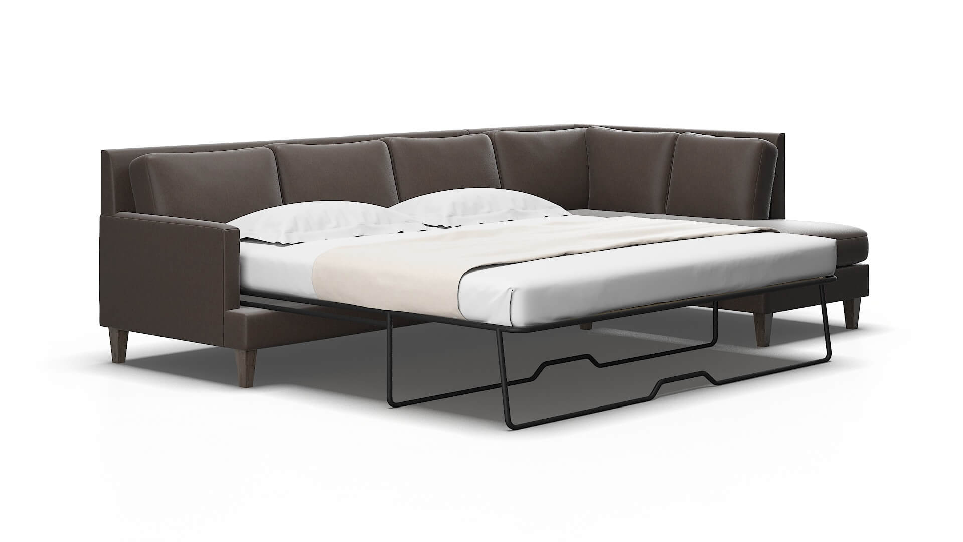 Marseille Cosmo chocolate Panel sleeper Espresso Legs  2