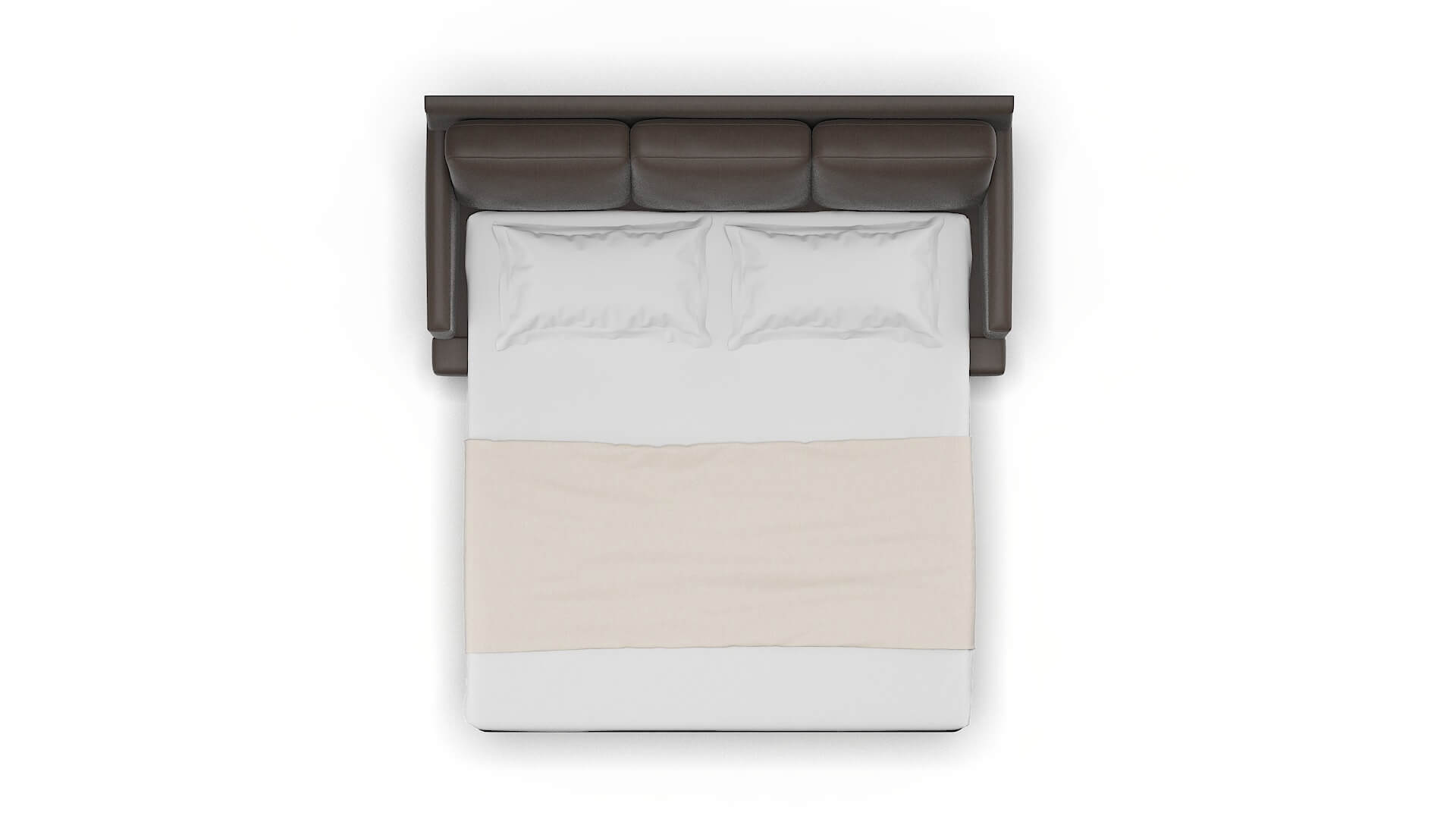 Marseille Cosmo Chocolate Sofa Sleeper Espresso legs 3