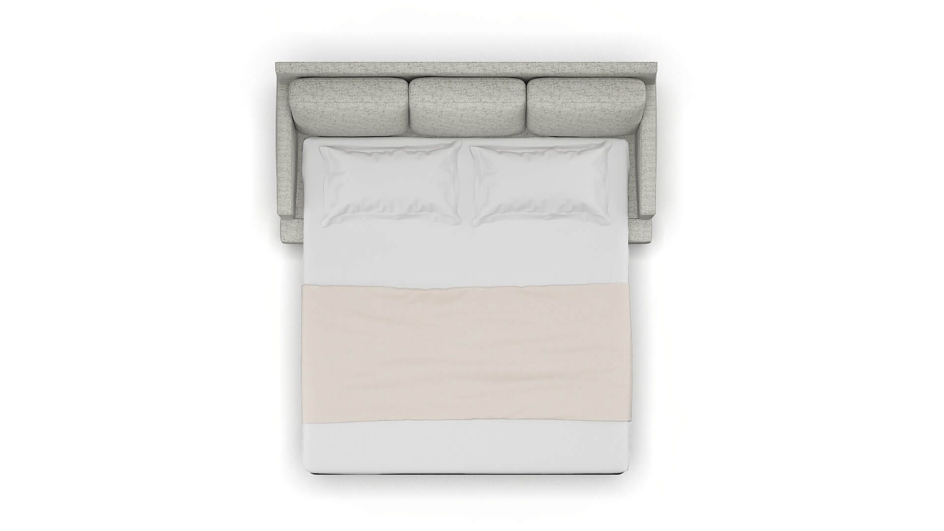 Marseille Derby Ash Sofa Sleeper Espresso legs 3