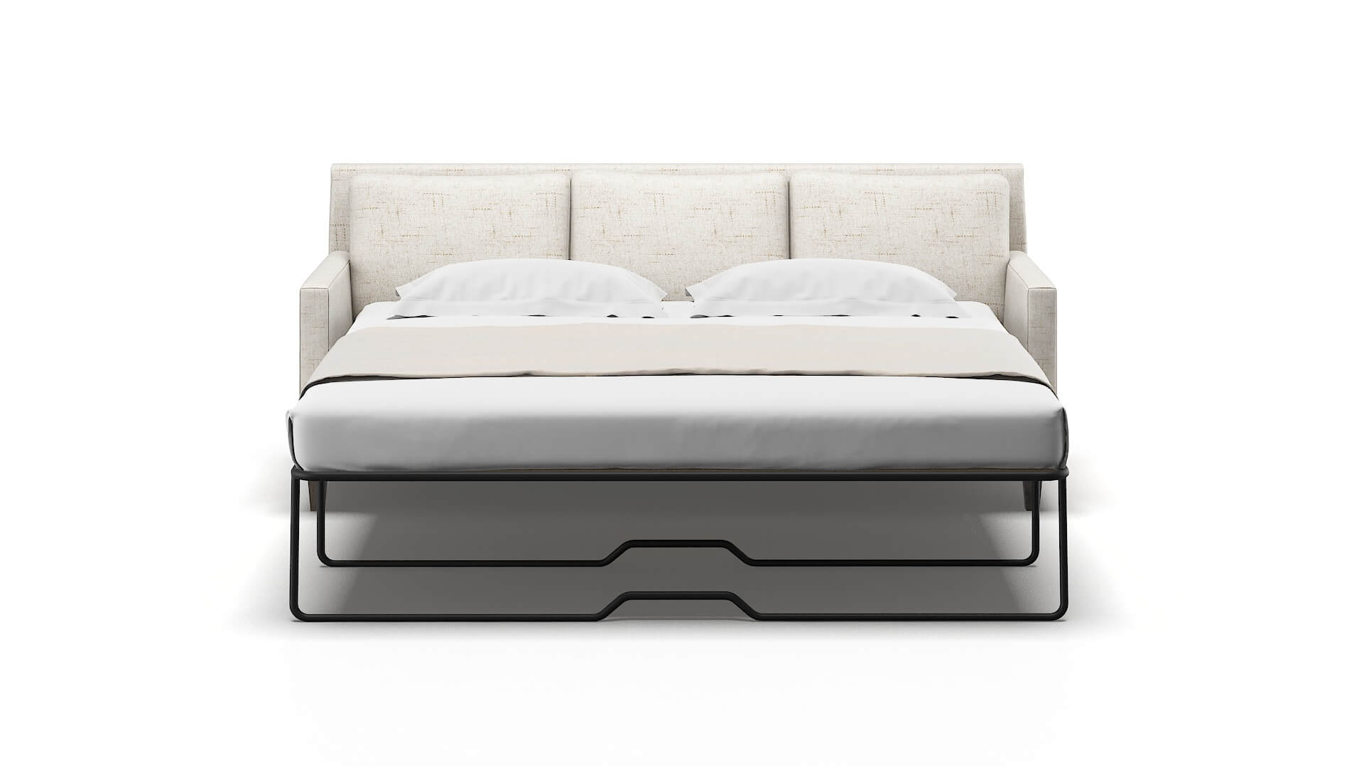 Marseille Derby Taupe Sofa Sleeper Espresso legs 1