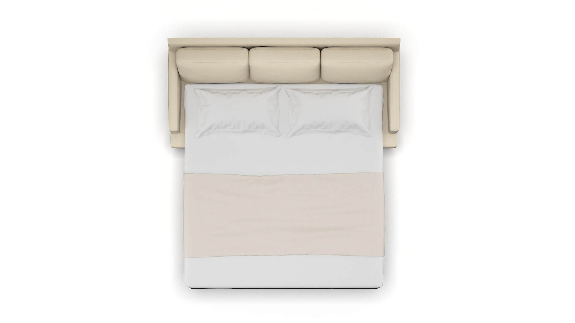 Marseille Dream_d Almond Sofa Sleeper Espresso legs 3