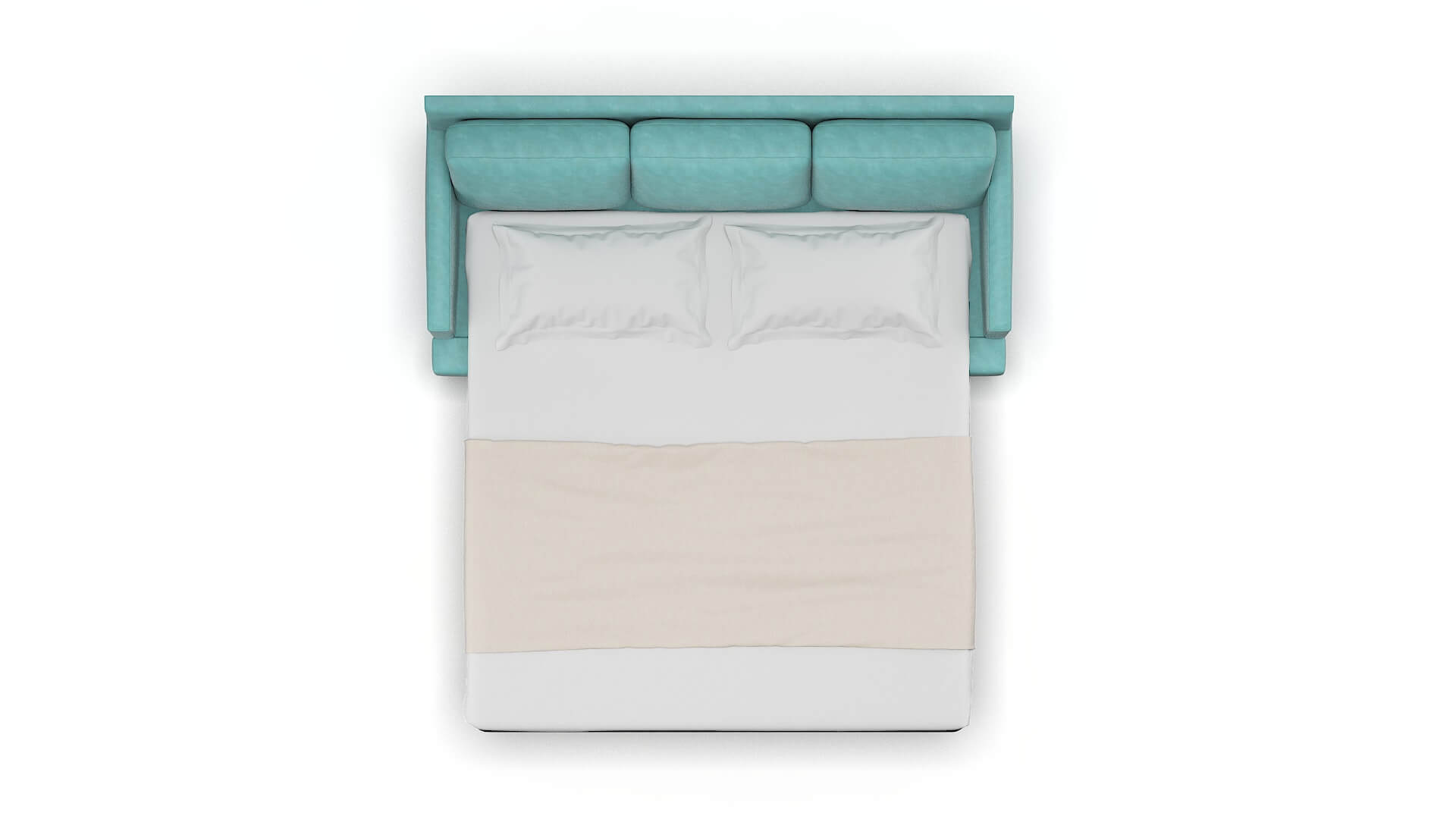 Marseille Dream_d French_blue Sofa Sleeper Espresso legs 3