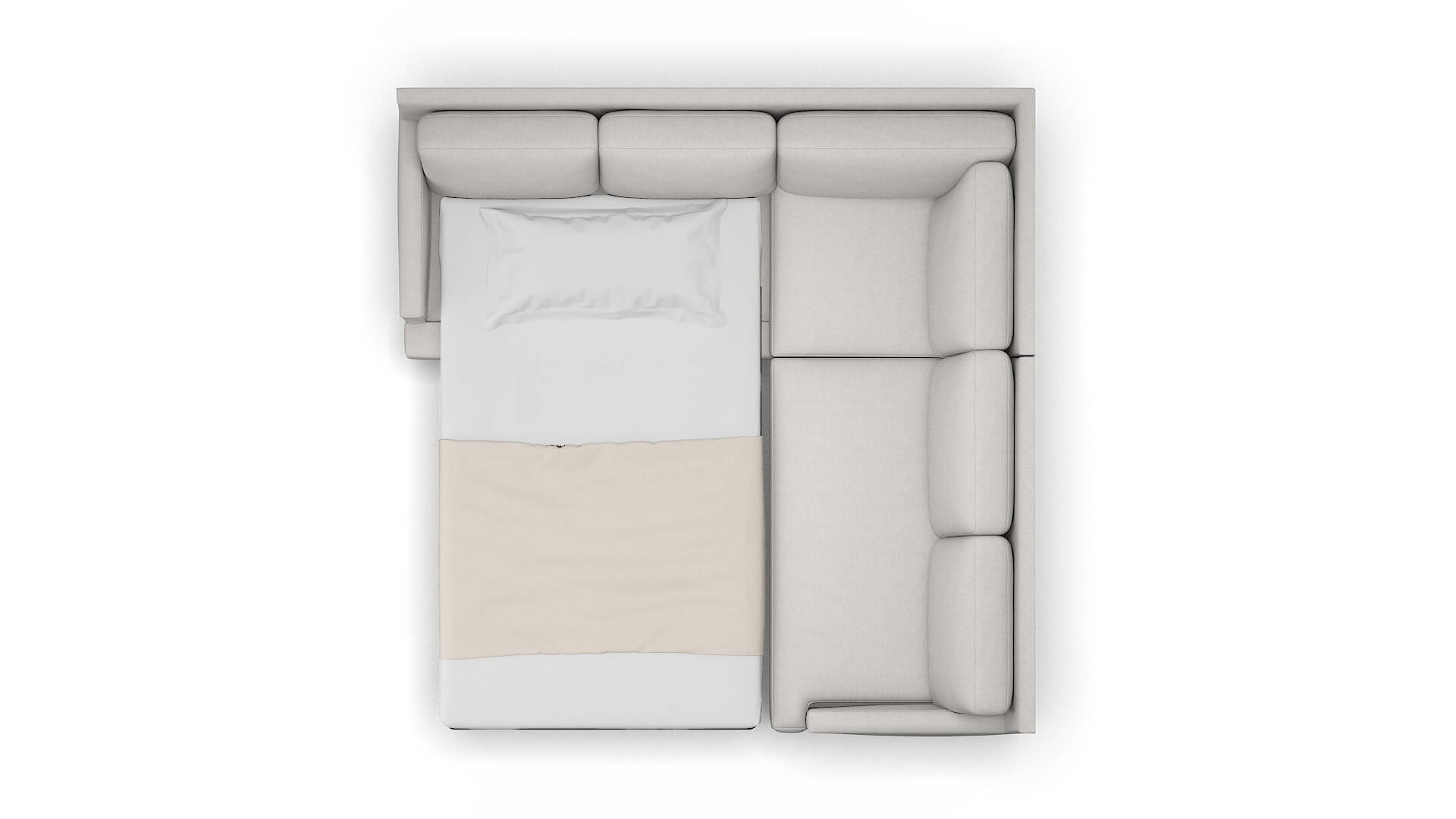 Marseille Dream_d Sterling Sectional Sleeper Espresso legs 3