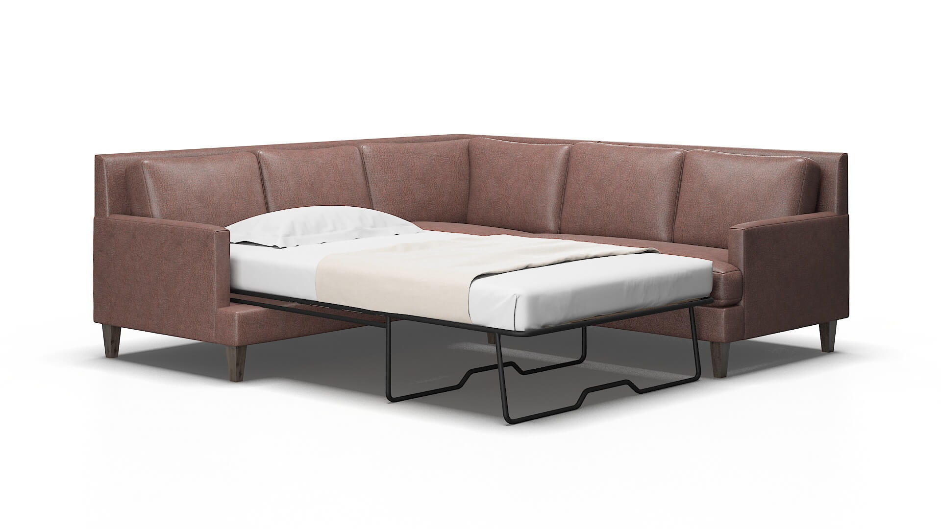 Marseille Ford brown Sectional sleeper Espresso Legs  2