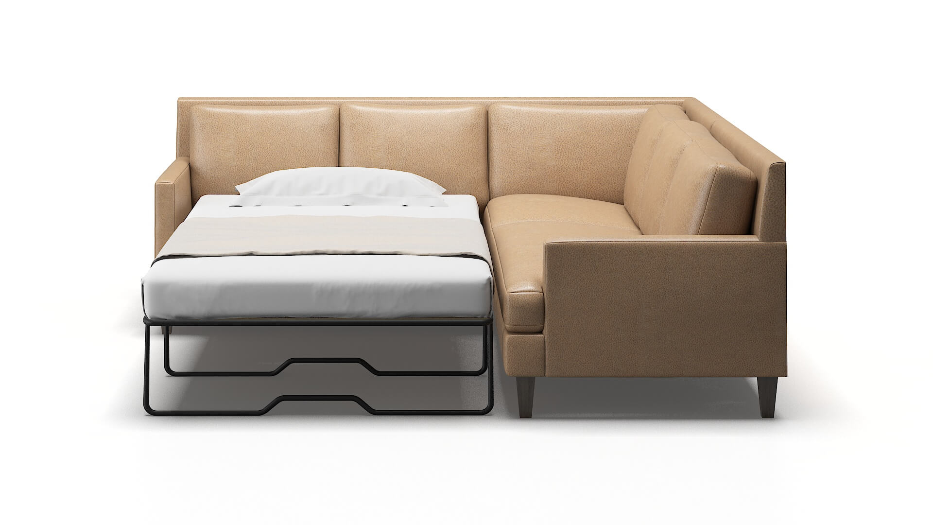 Marseille Ford Dune Sectional Sleeper Espresso legs 1