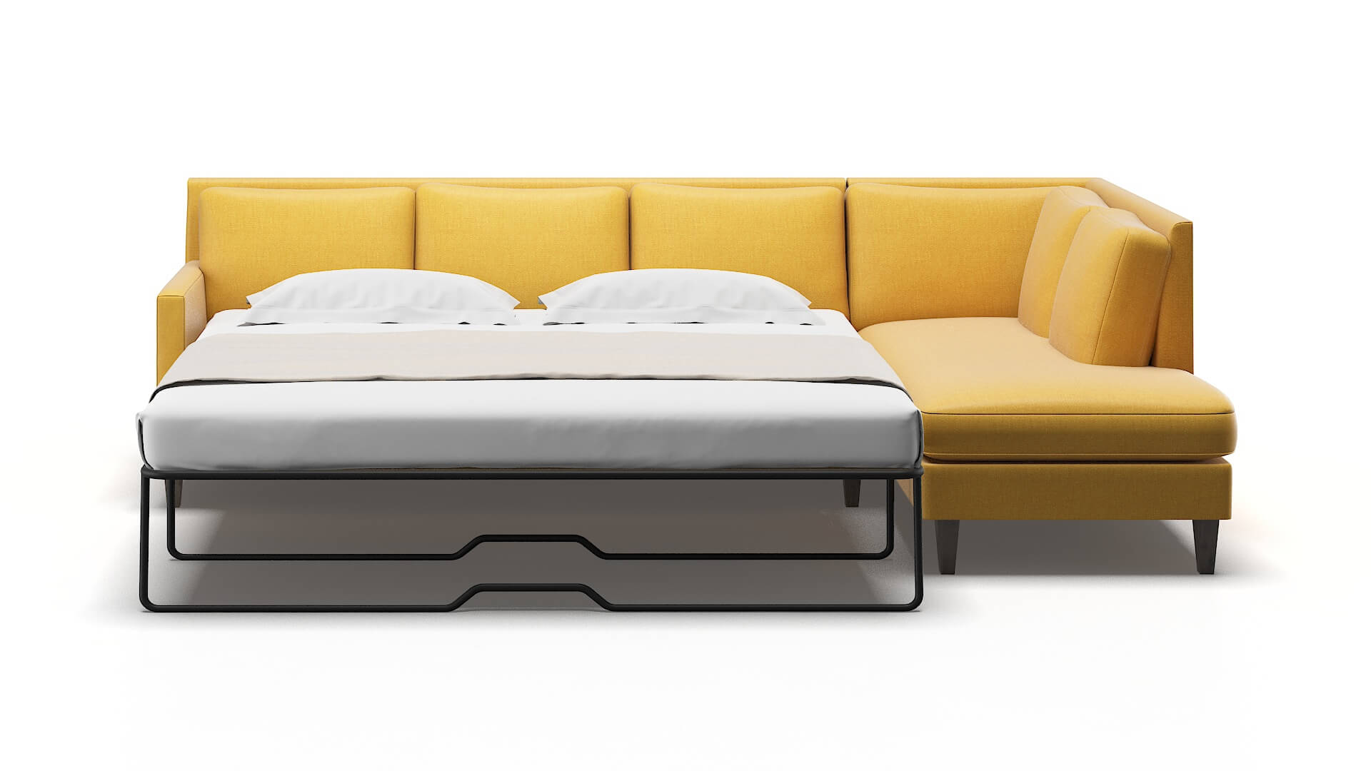 Marseille Glee Aglow Panel Sleeper Espresso legs 1