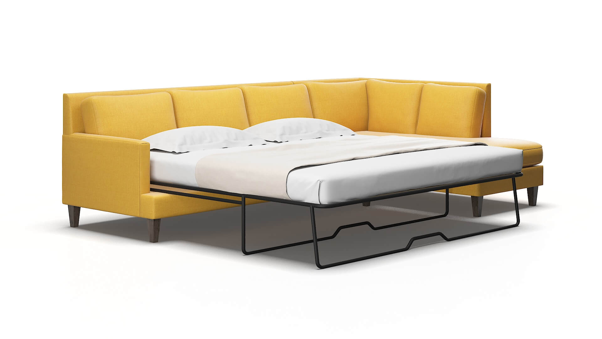 Marseille Glee Aglow Panel Sleeper Espresso legs 2