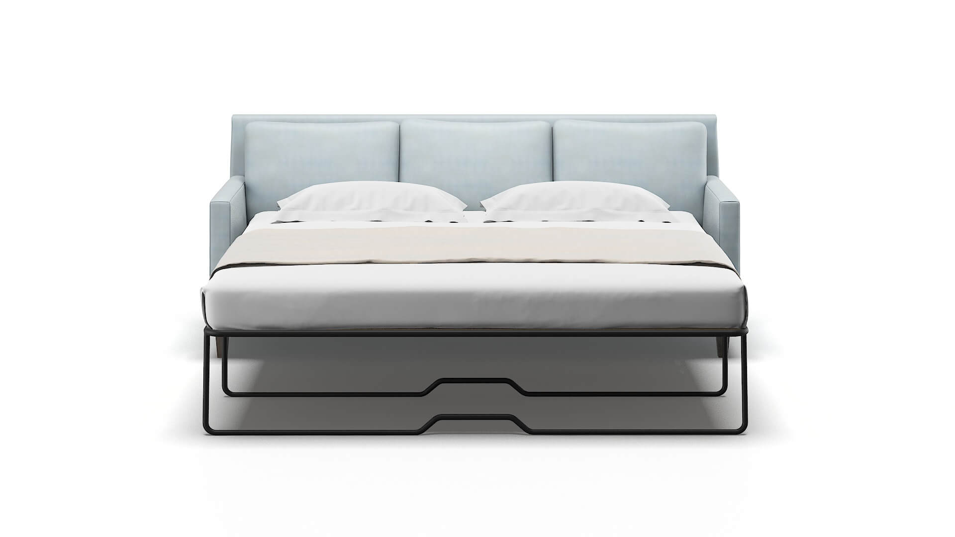 Marseille Hathaway Aqua Sofa Sleeper Espresso legs 1