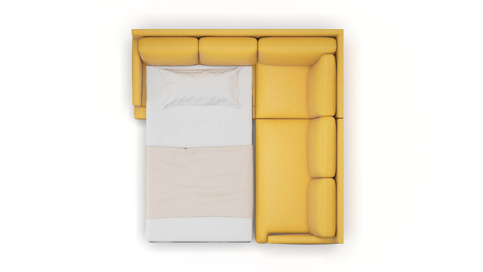 Marseille Hepburn Chai_tea Sectional Sleeper Espresso legs 3