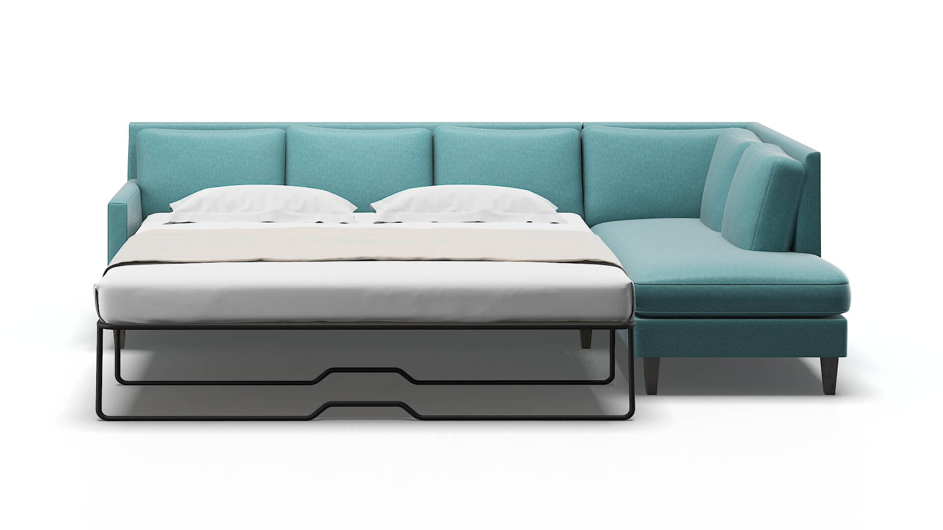 Marseille Hepburn_hrp Emerald Panel Sleeper Espresso legs 1