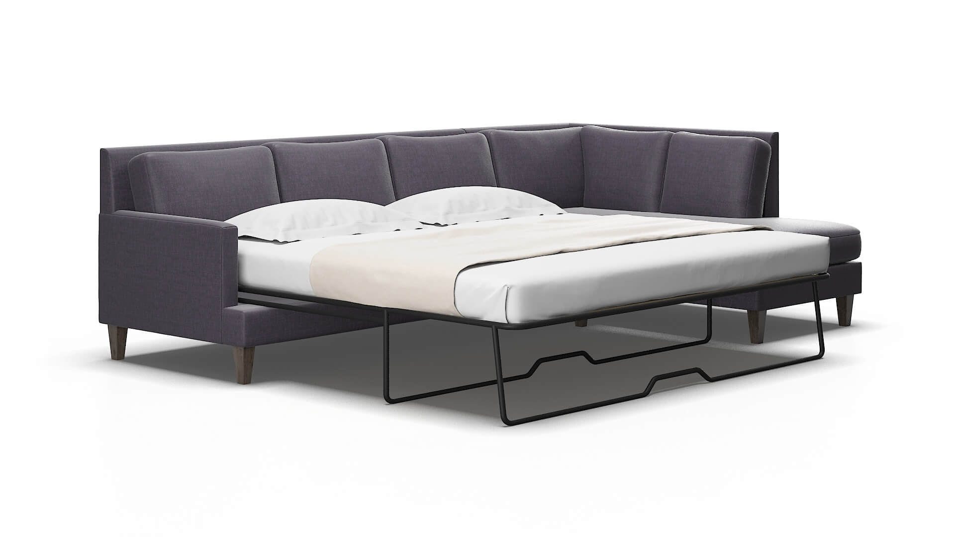 Marseille Keylargo Grape Panel Sleeper Espresso legs 2