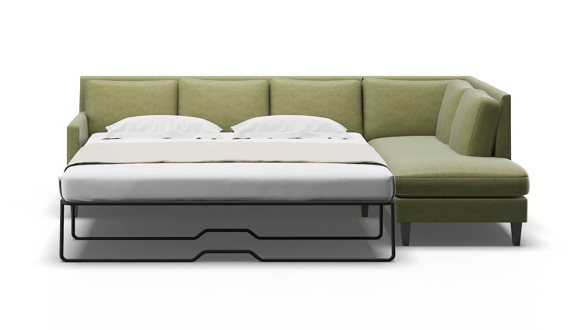 Marseille Keylargo Grass Panel Sleeper Espresso legs 1