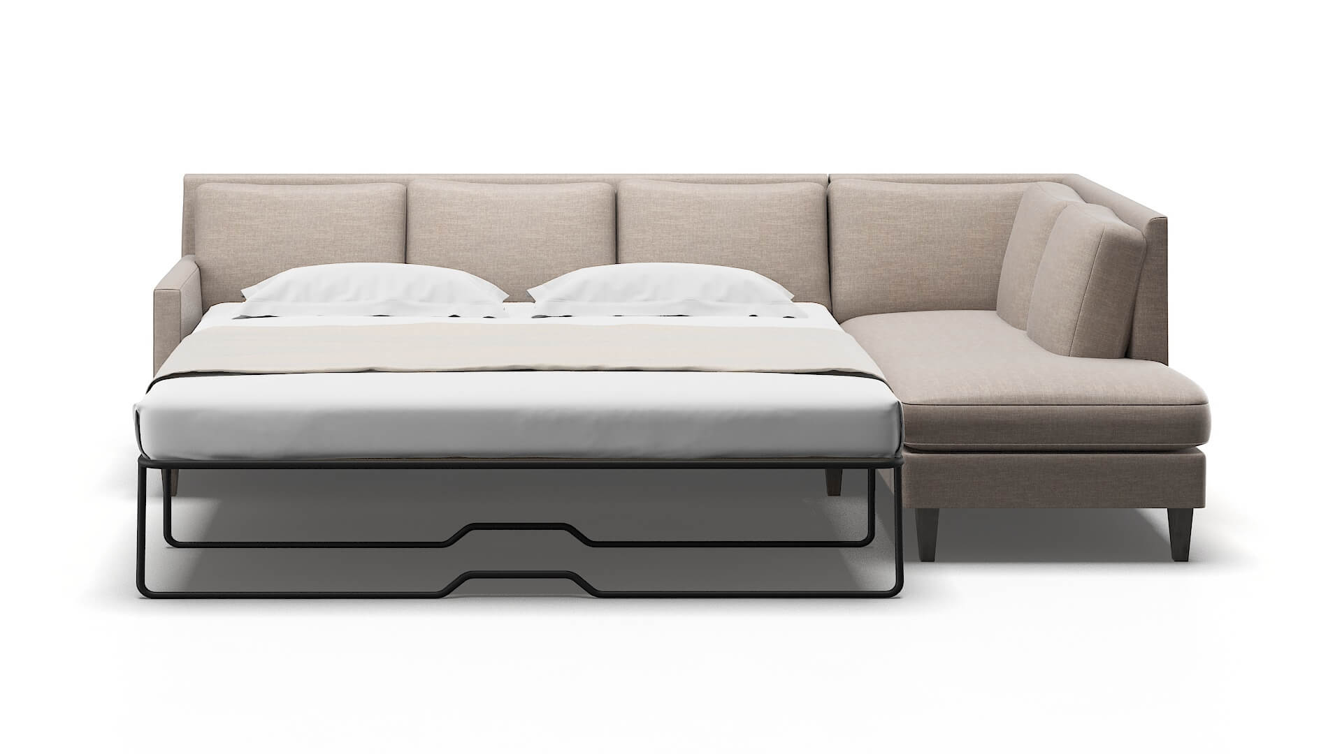 Marseille Keylargo Pumice Panel Sleeper Espresso legs 1