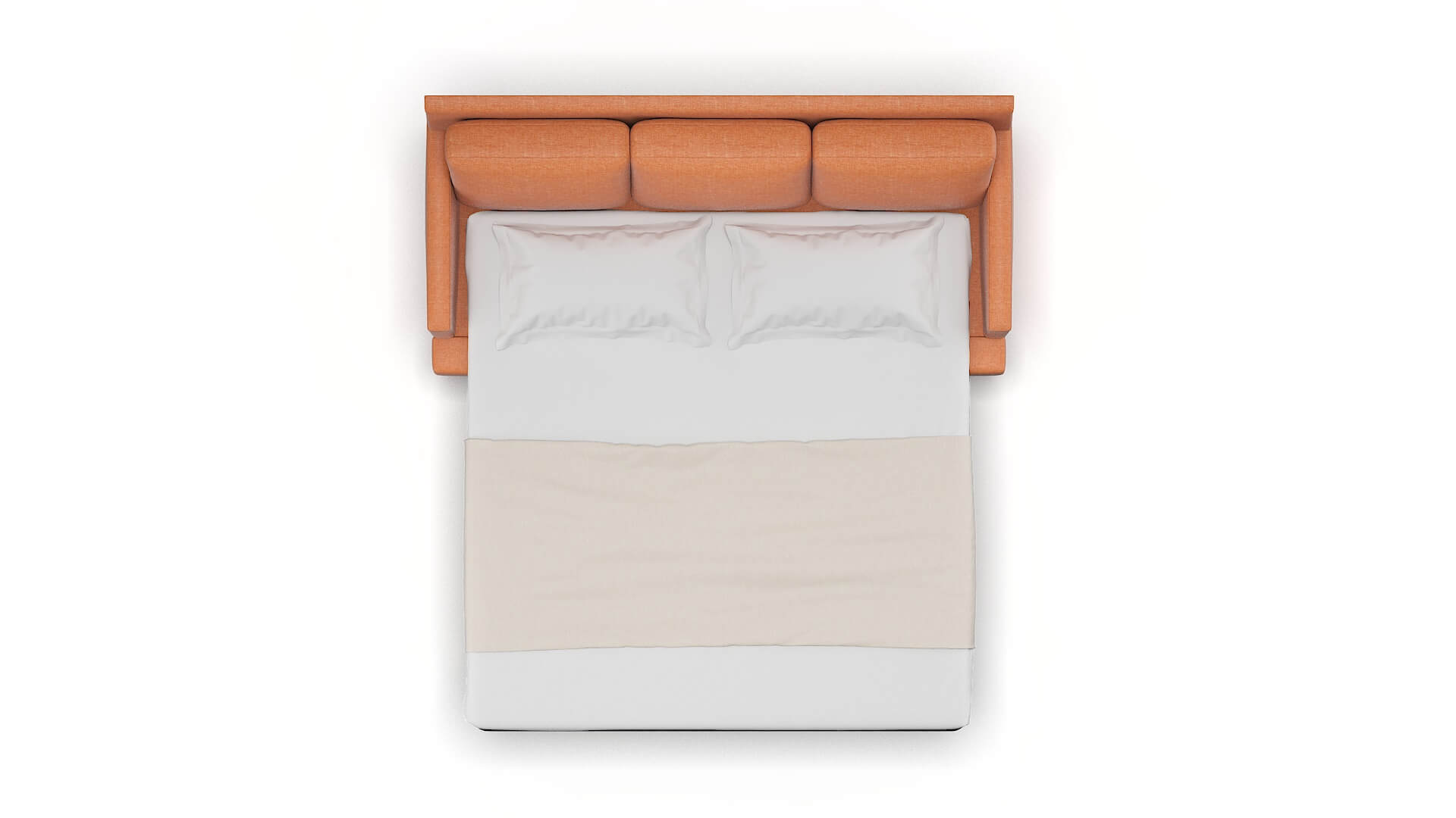 Marseille Keylargo Terracotta Sofa Sleeper Espresso legs 3