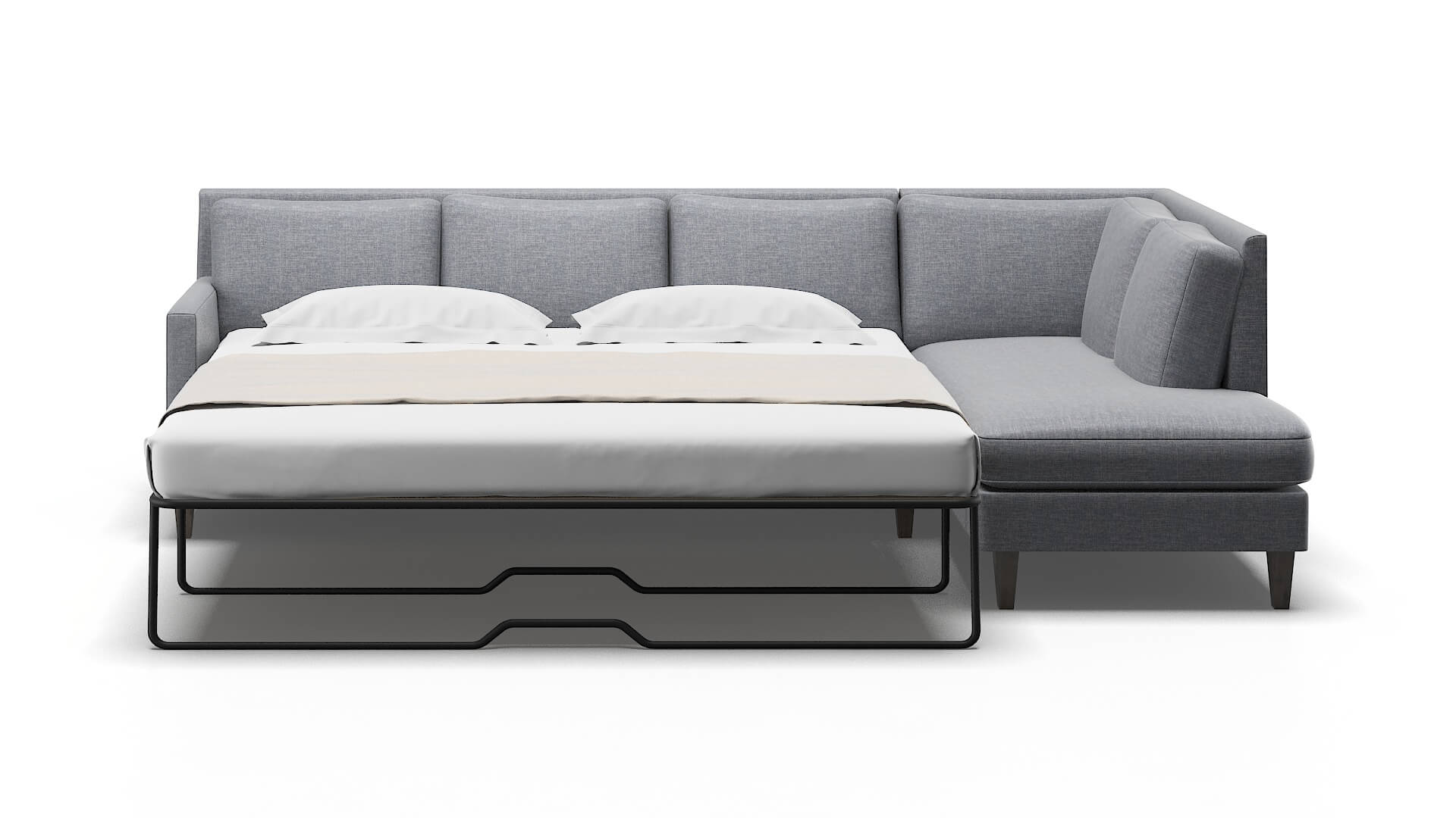 Marseille Lana Ash Panel Sleeper Espresso legs 1