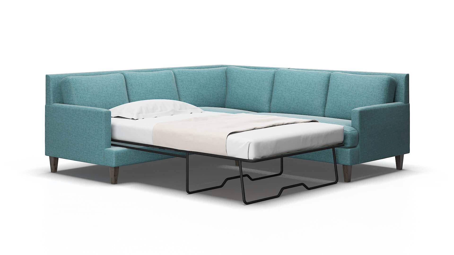 Marseille Lana Eclipse Sectional Sleeper Espresso legs 2