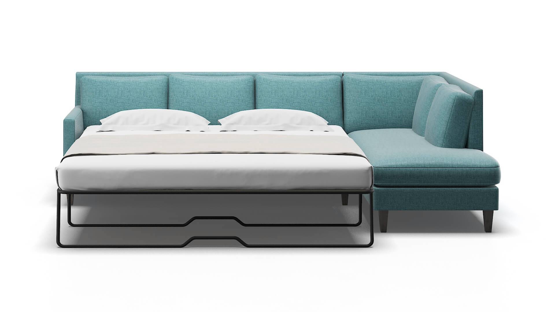 Marseille Leslie Peacock Panel Sleeper Espresso legs 1