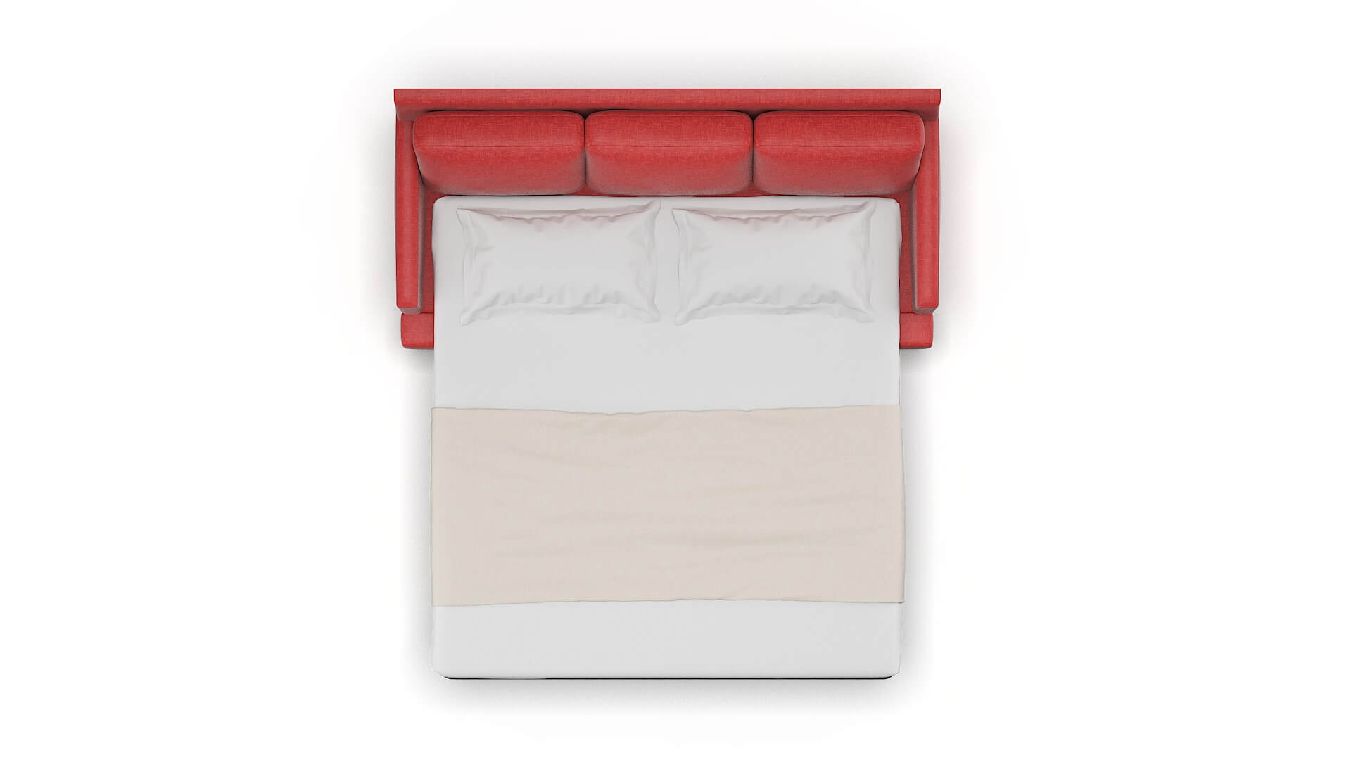 Marseille Leslie Poppy Sofa Sleeper Espresso legs 3