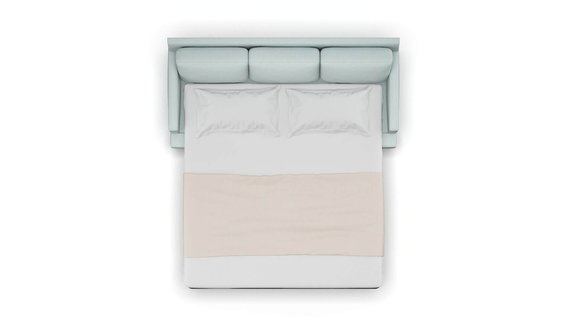 Marseille Leslie Robins_egg Sofa Sleeper Espresso legs 3