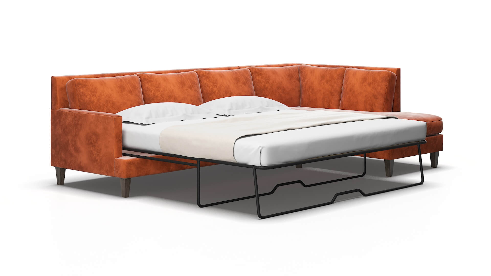 Marseille Loft copper Panel sleeper Espresso Legs  2