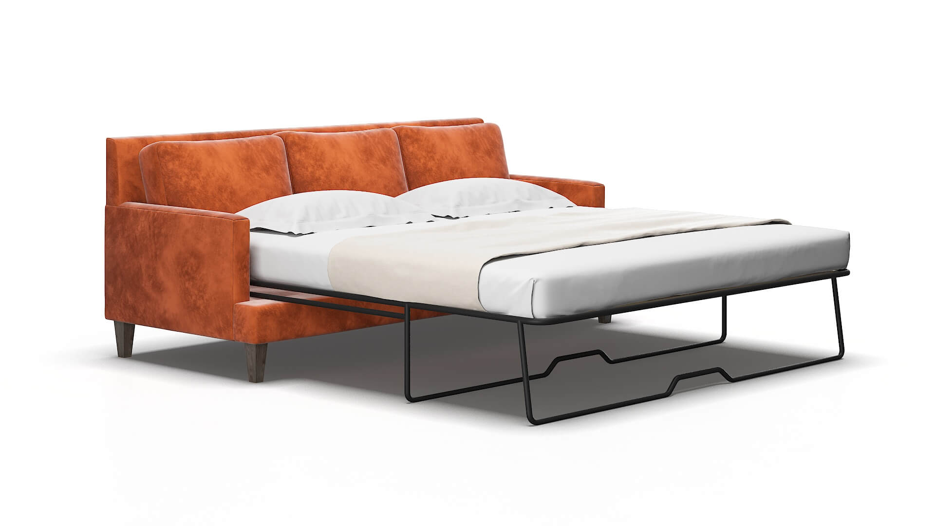 Marseille Loft Copper Sofa Sleeper Espresso legs 2