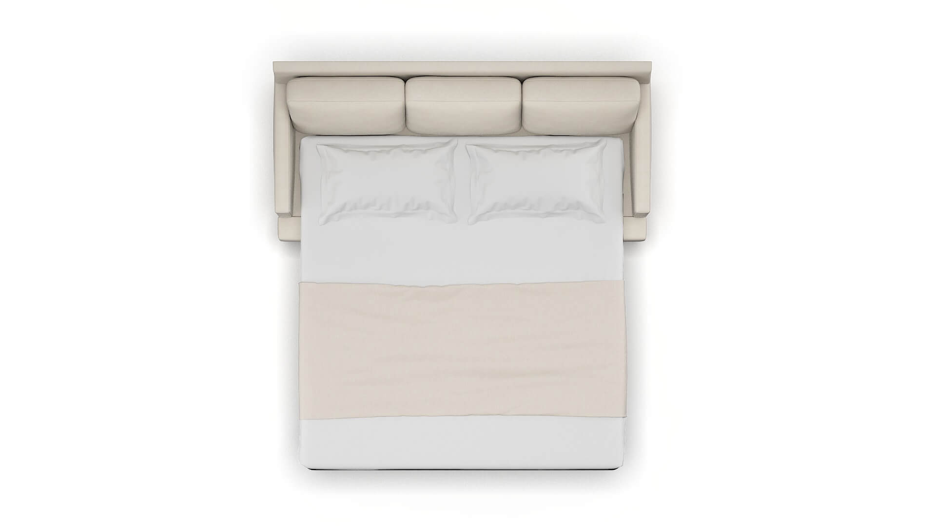 Marseille Malibu Linen Sofa Sleeper Espresso legs 3