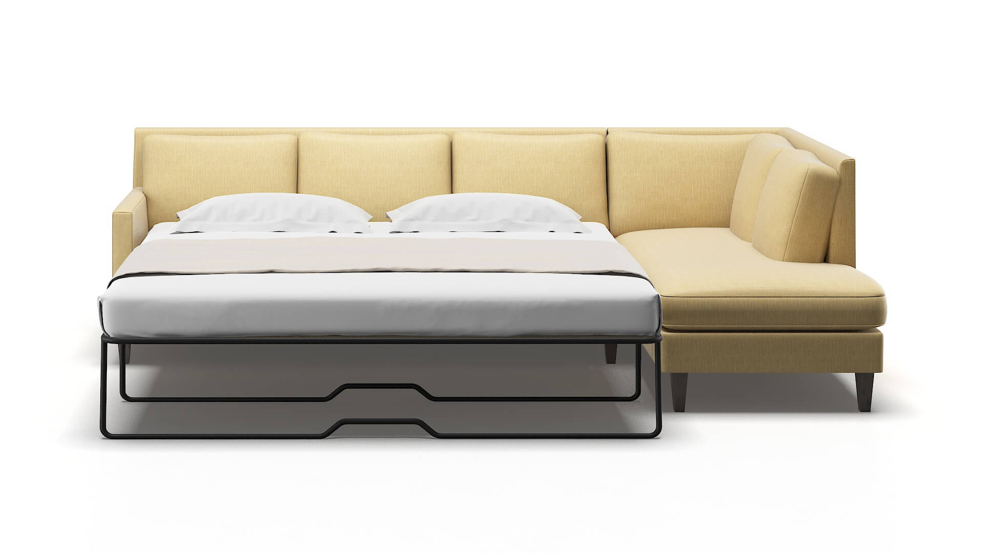 Marseille Malibu Maize Panel Sleeper Espresso legs 1