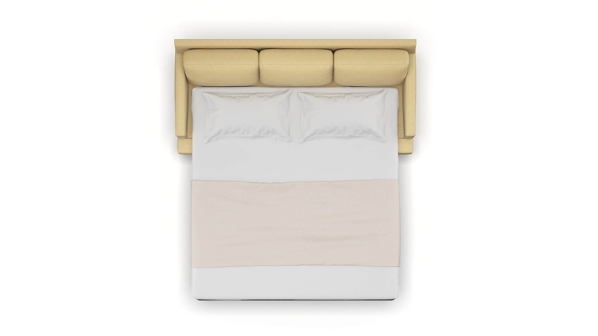 Marseille Malibu Maize Sofa Sleeper Espresso legs 3